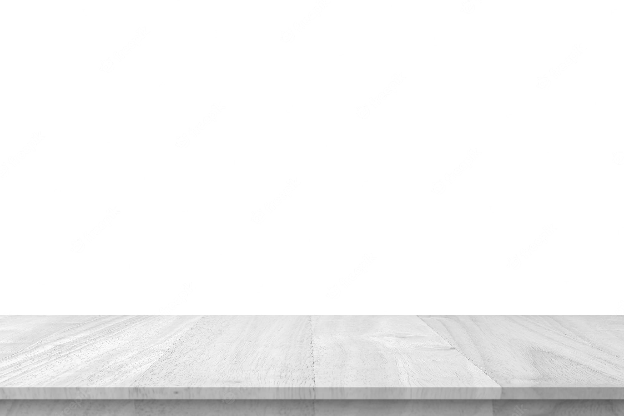 White Table Background