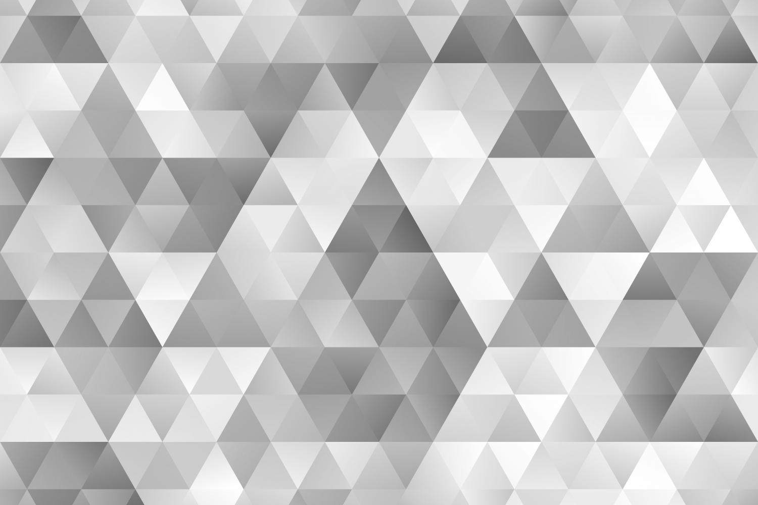 White Triangle Background