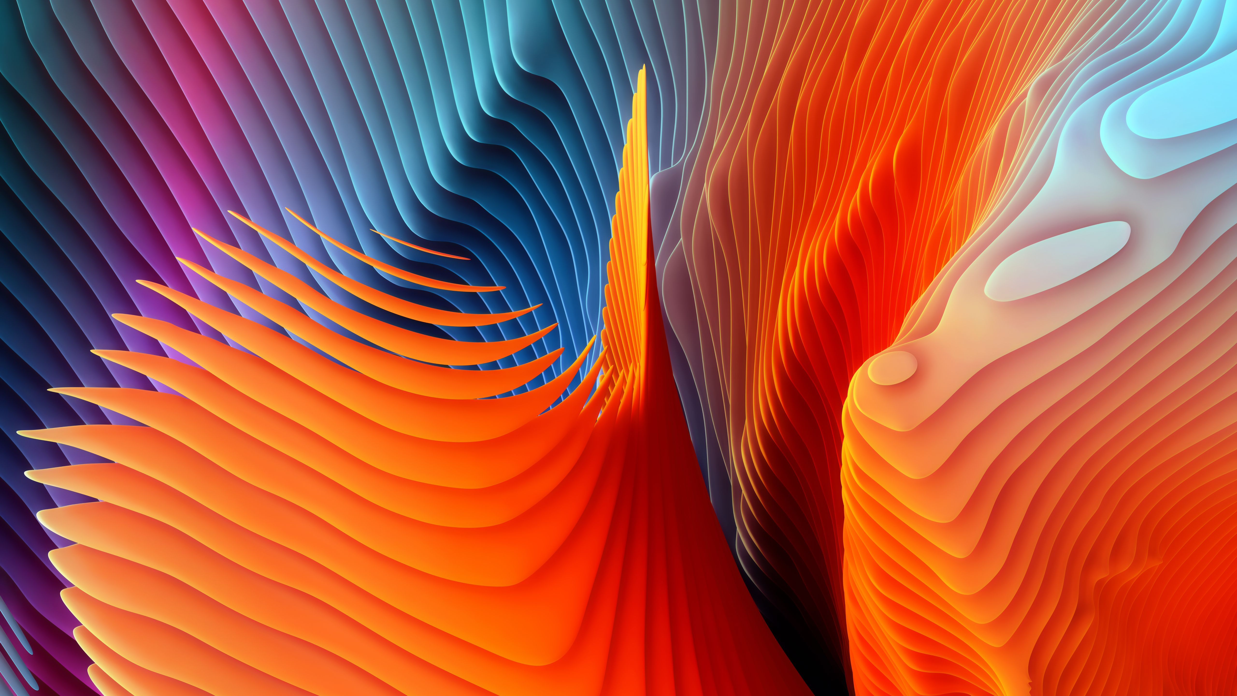 Digital Abstract Shapes 4K Cool 2021 Art Wallpapers
