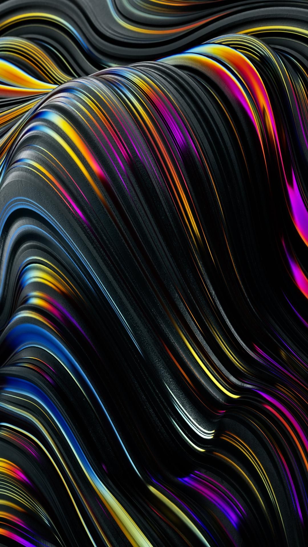 10K Glowing Abstract Shapes Art Wallpapers