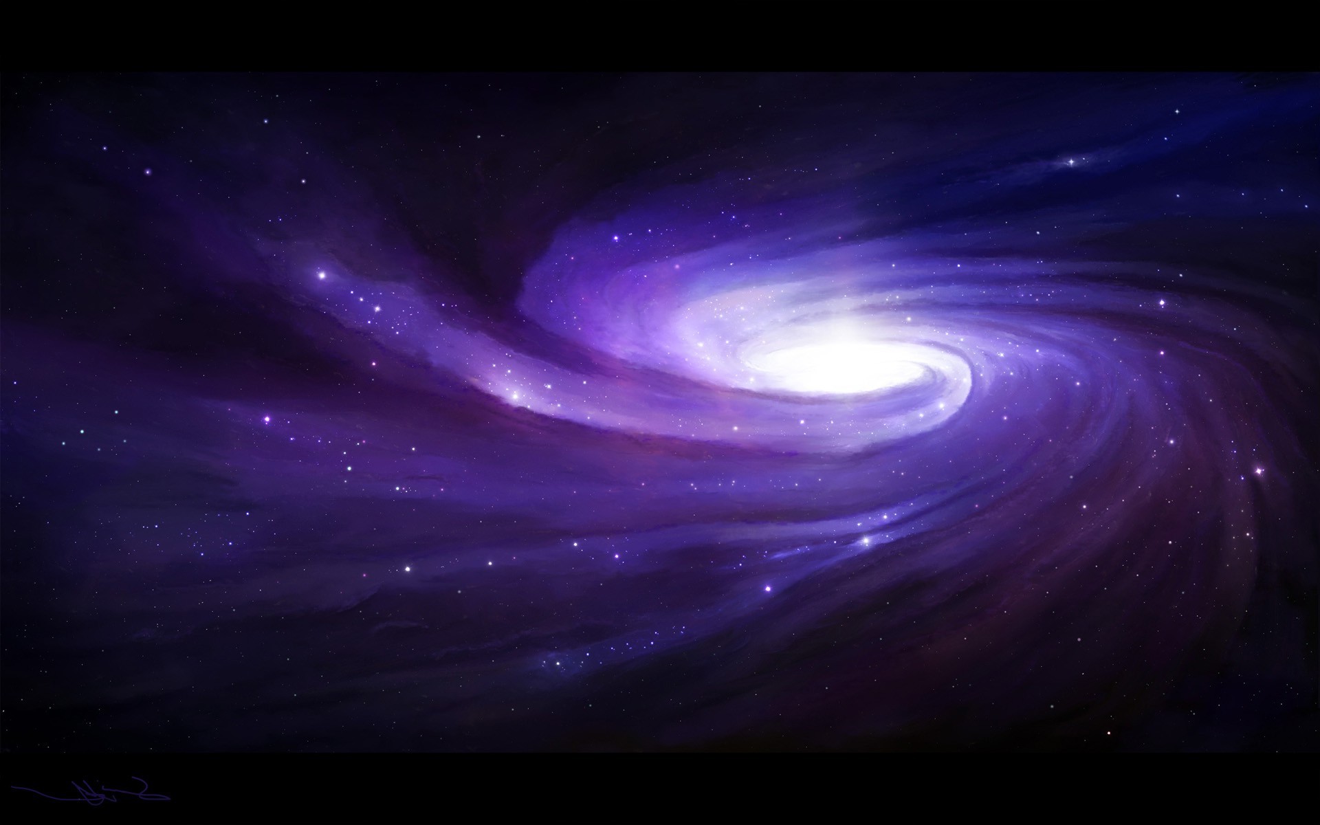 Spiral Galaxy Abstract 4K Wallpapers