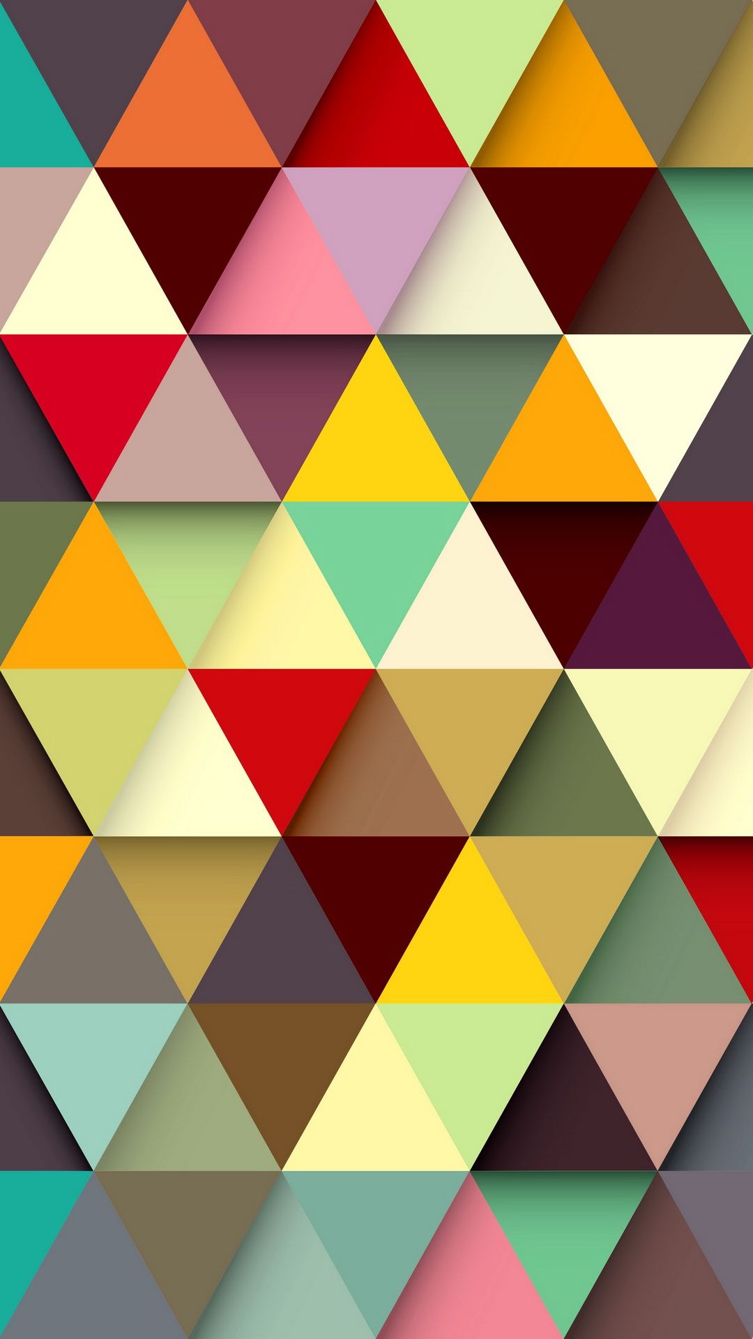 Colorful Layers Of Geometry Shape Wallpapers