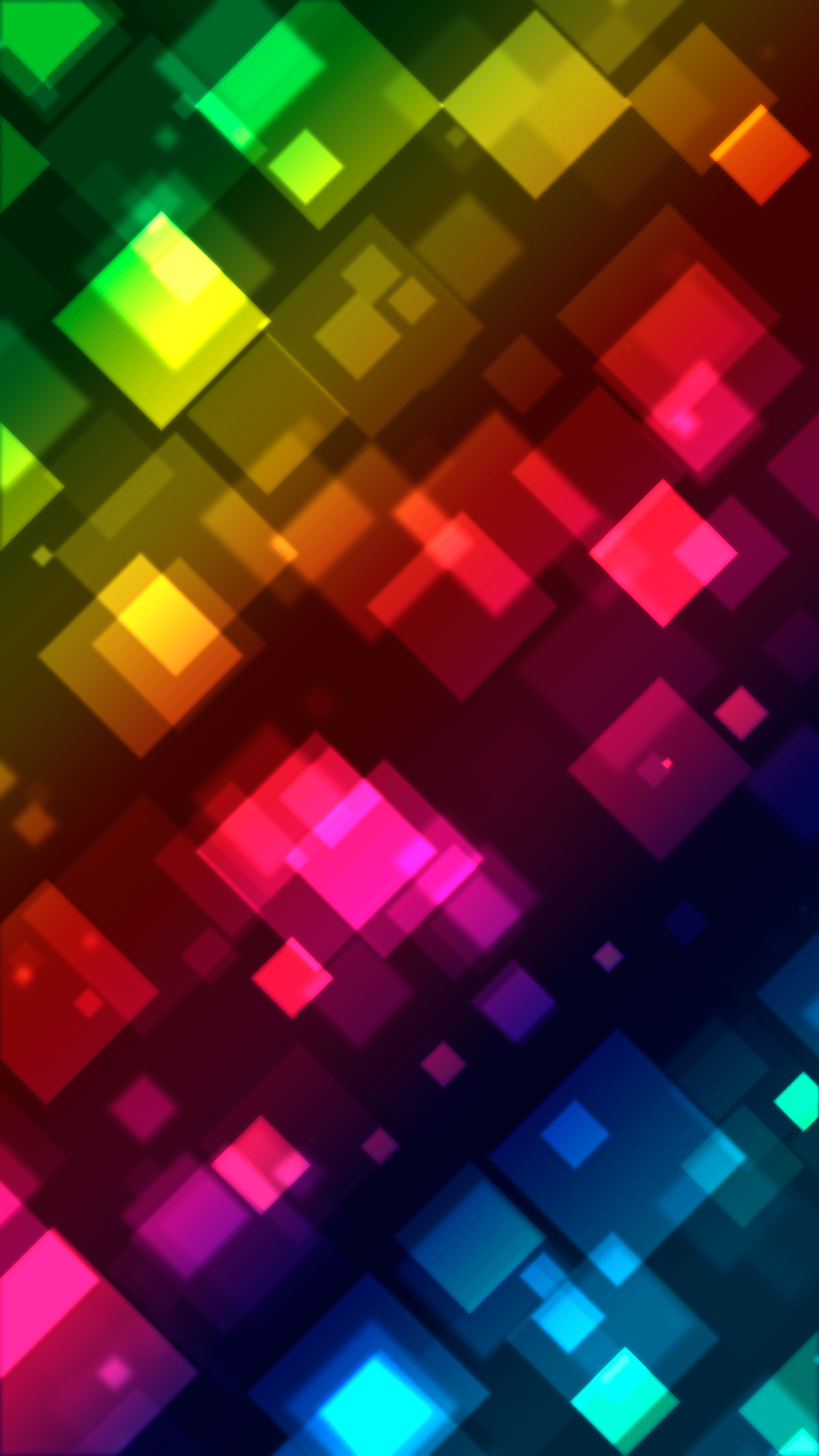 Square Colorful Pattern Wallpapers