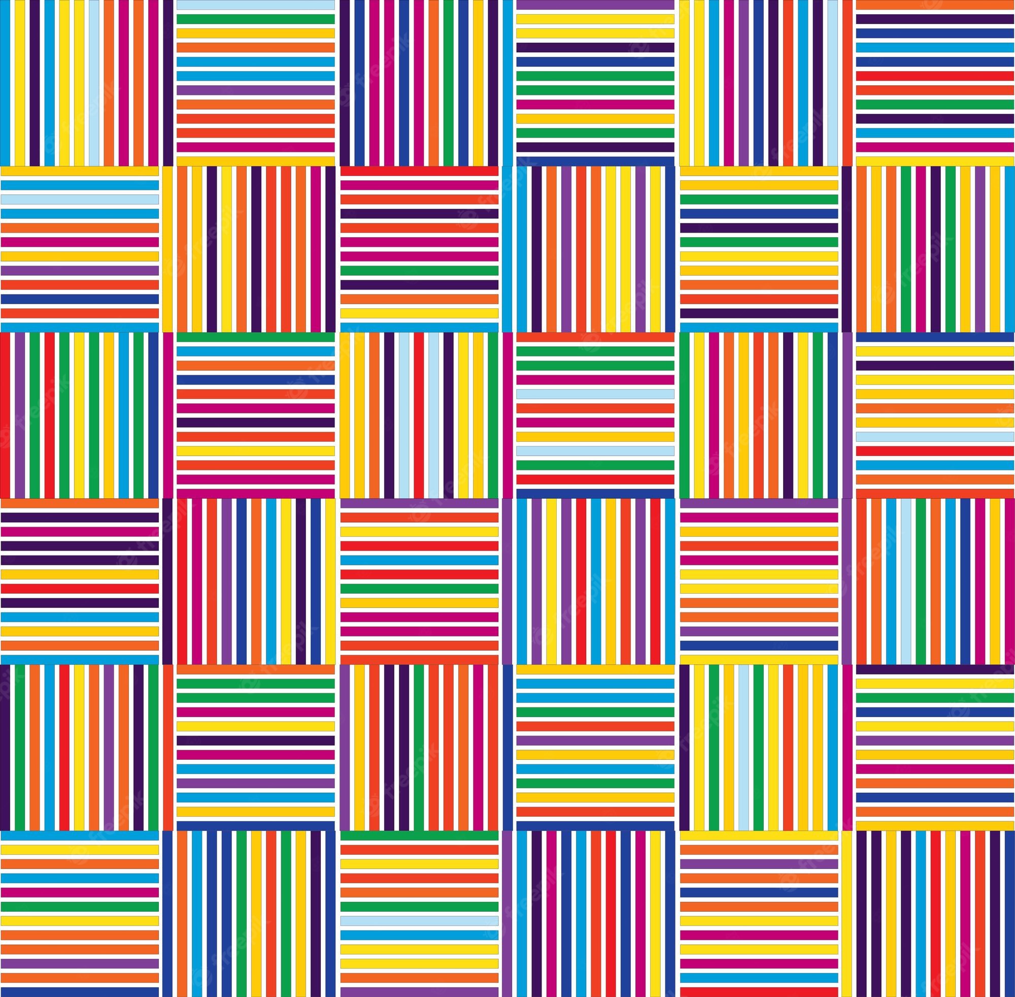 Square Colorful Pattern Wallpapers