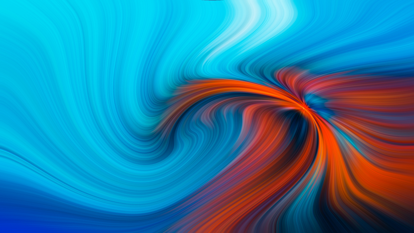 Blue Swirl Abstract Art Wallpapers