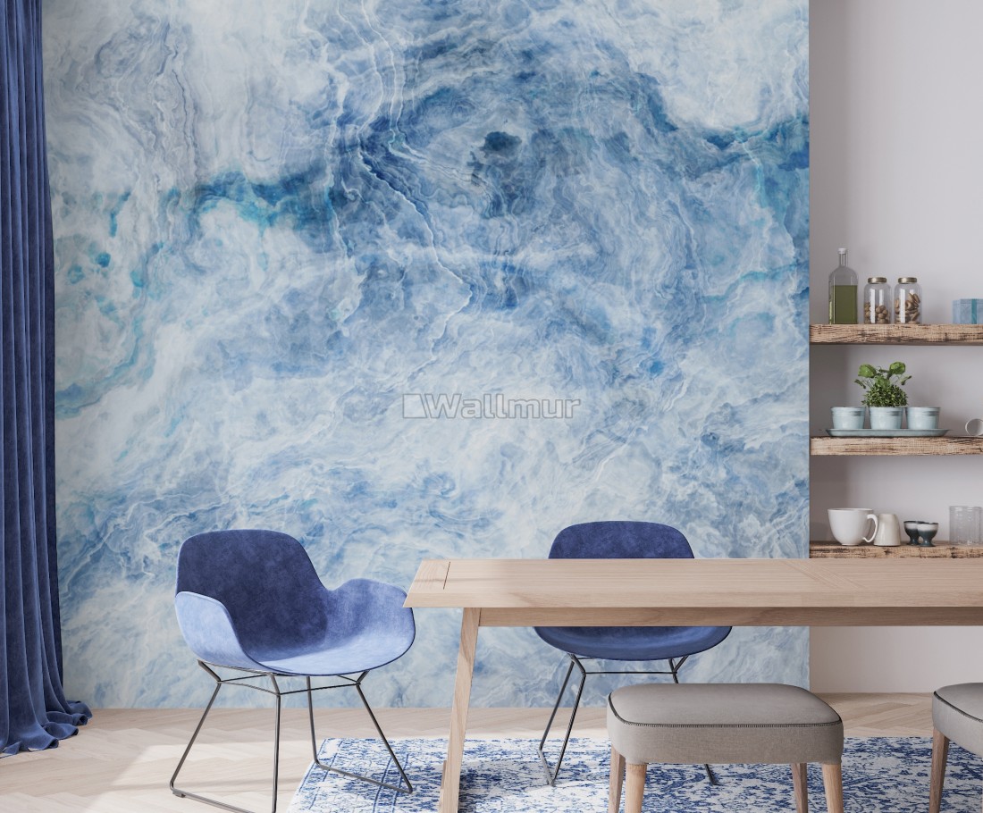 Blue Swirl Abstract Art Wallpapers