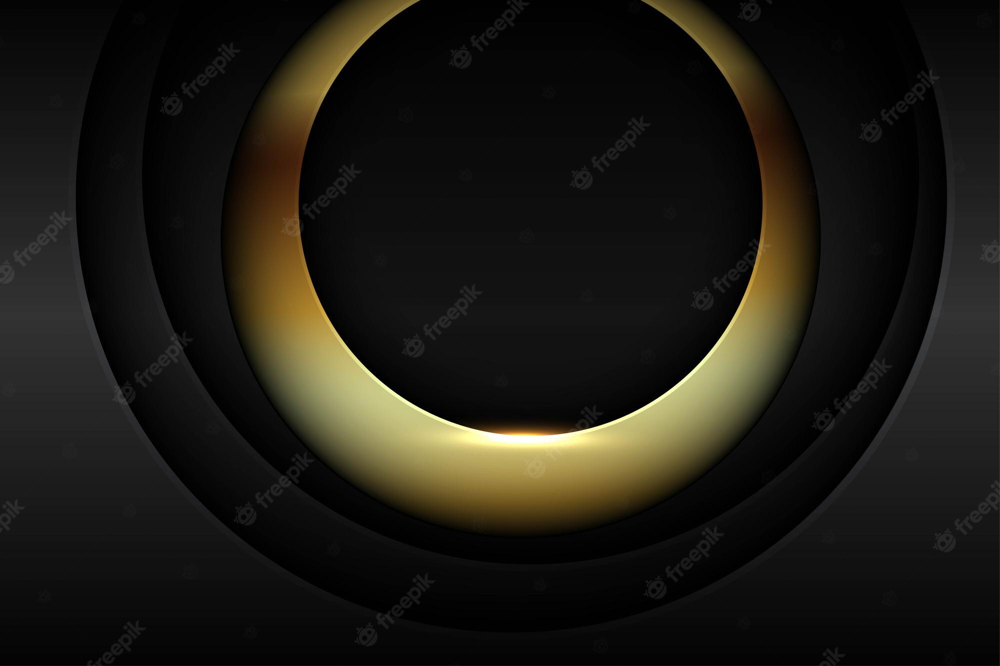 Abstract Dark Circle Layers Wallpapers