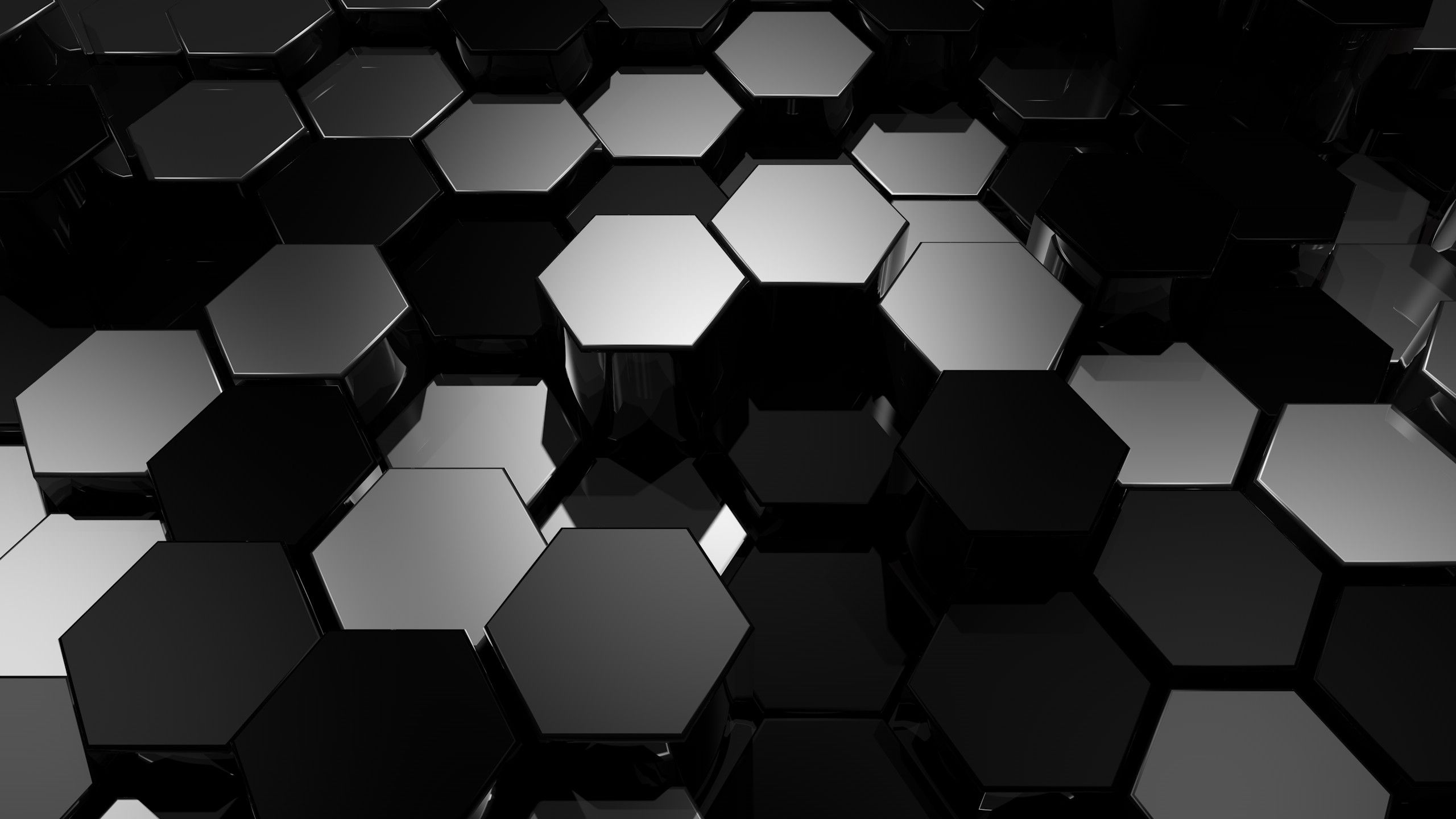 Hexagon 3D Pattern Wallpapers