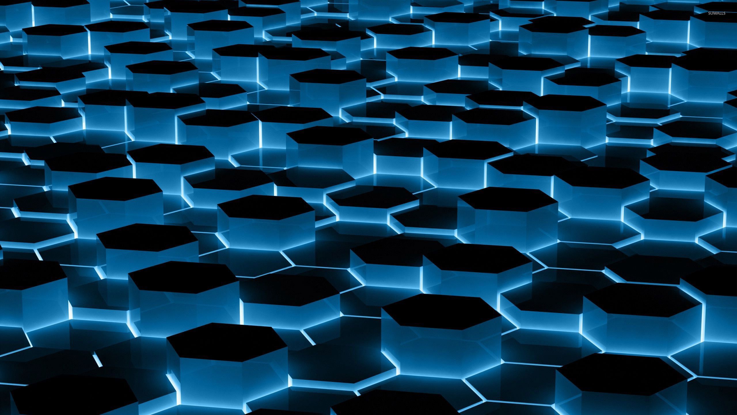 Hexagon 3D Pattern Wallpapers