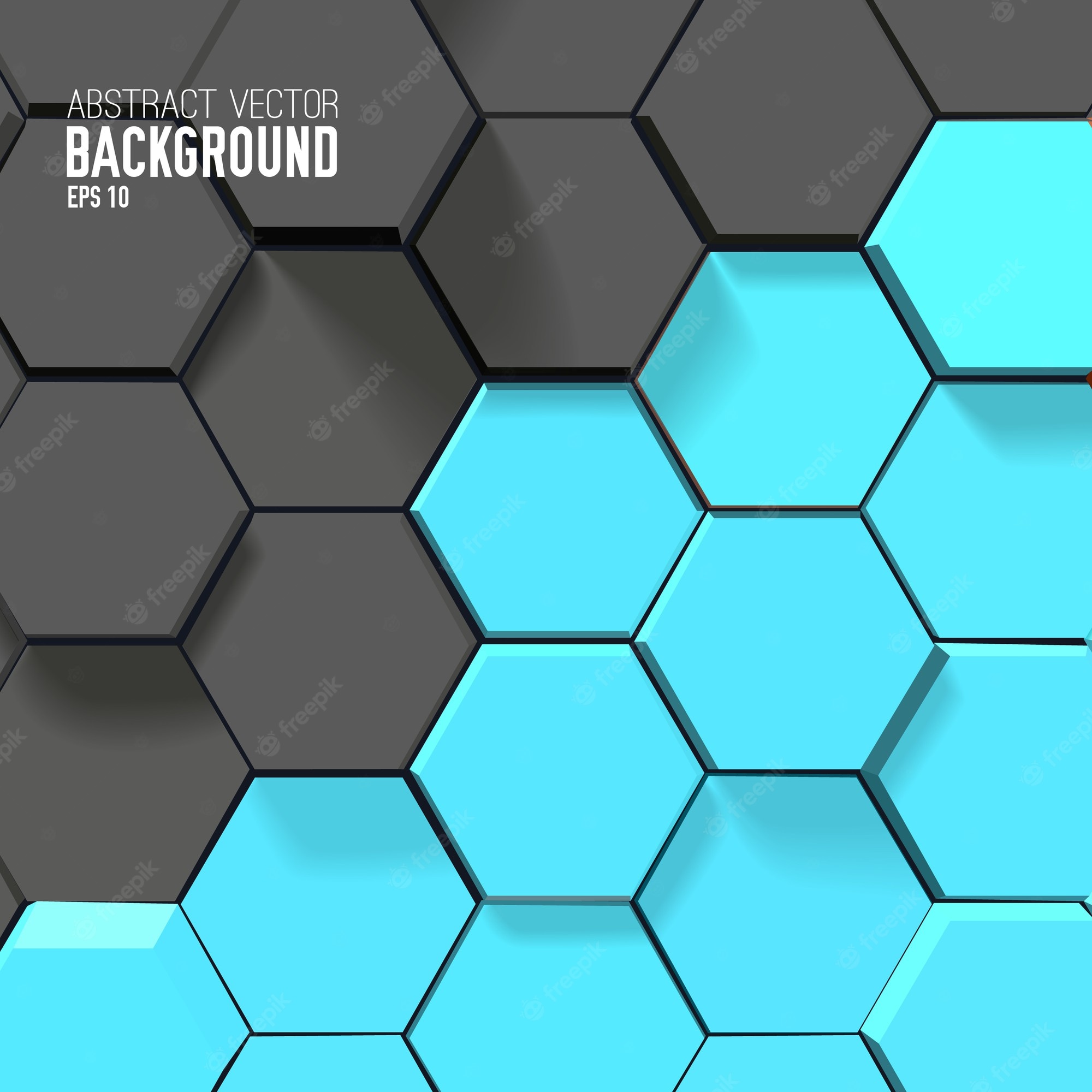 Hexagon 3D Pattern Wallpapers