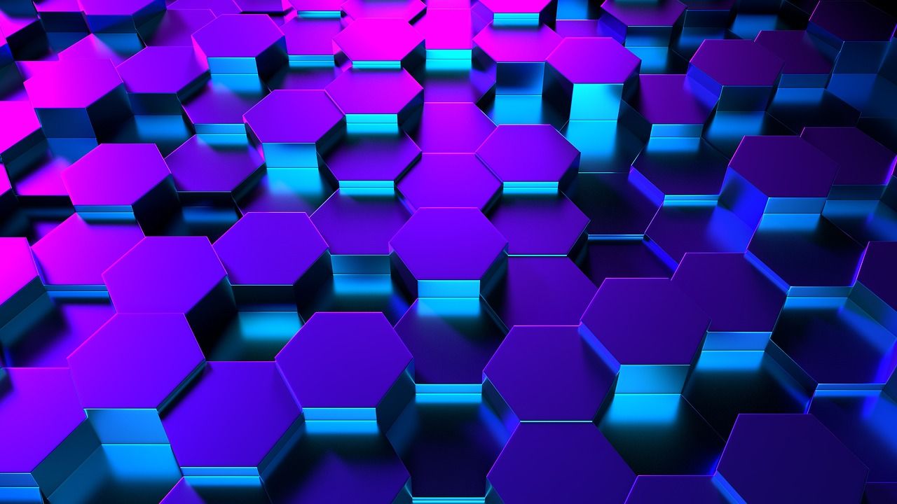 Hexagon 3D Pattern Wallpapers