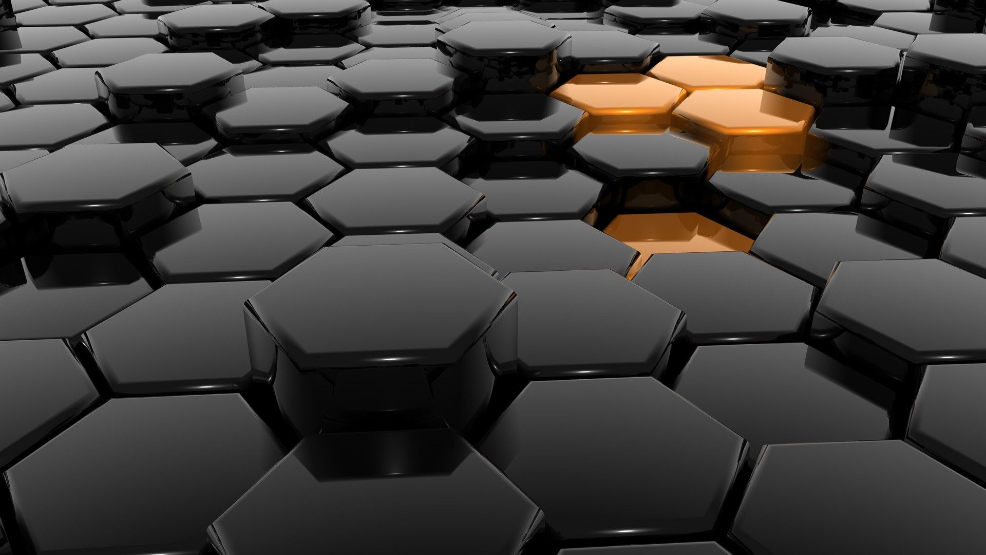 Hexagon 3D Pattern Wallpapers