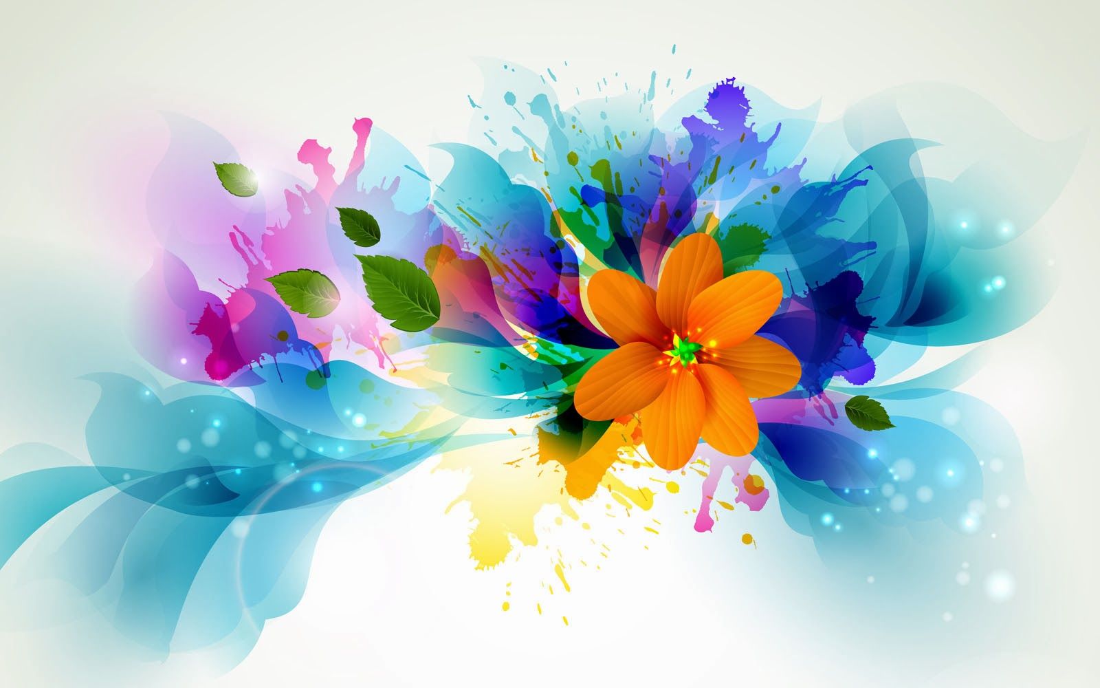 Flowers 3D Pattern Wallpapers