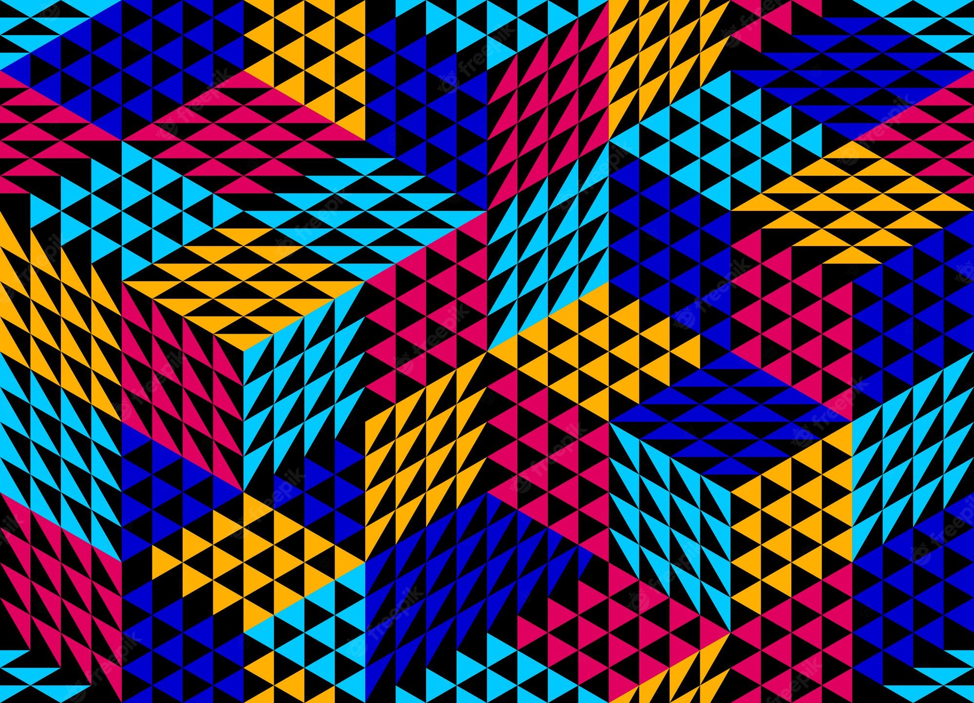 3D Rhombus Gradient Wallpapers