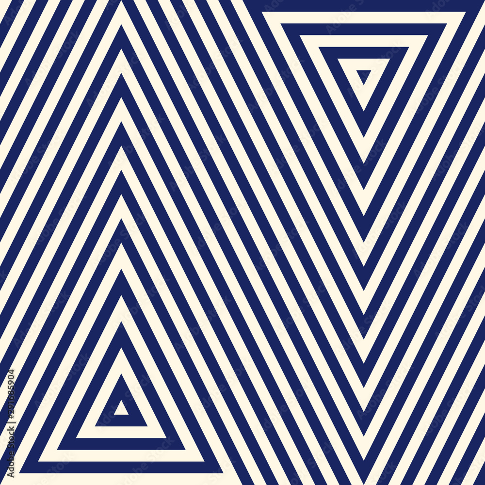 Geometry Blue Triangle Stripes Wallpapers