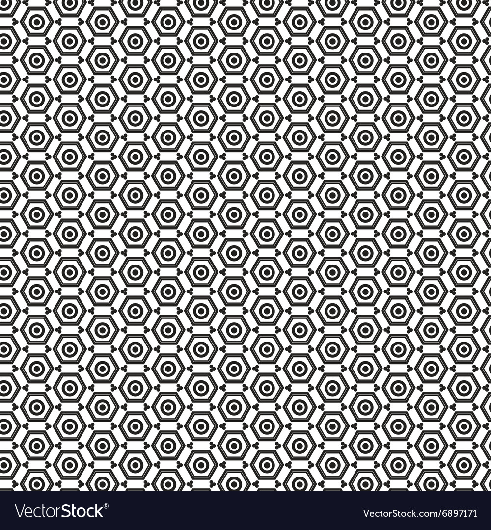 Hexagon Black Pattern Wallpapers