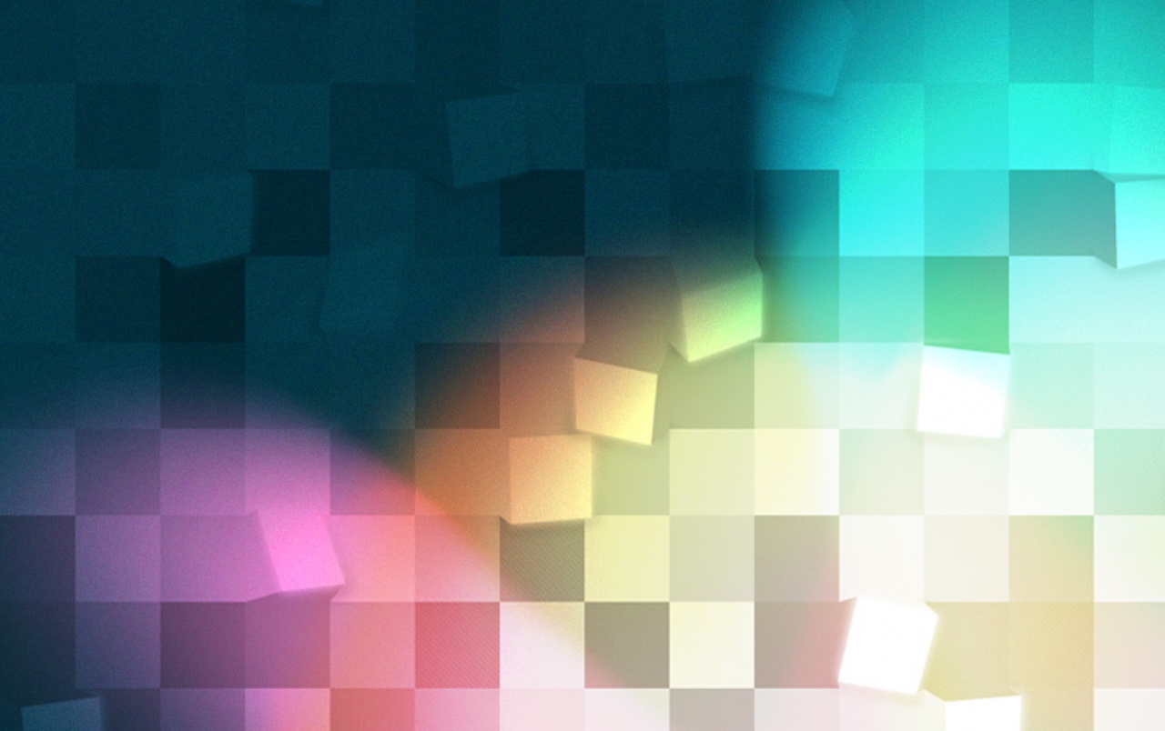 Colorful Pixel Grid Wallpapers