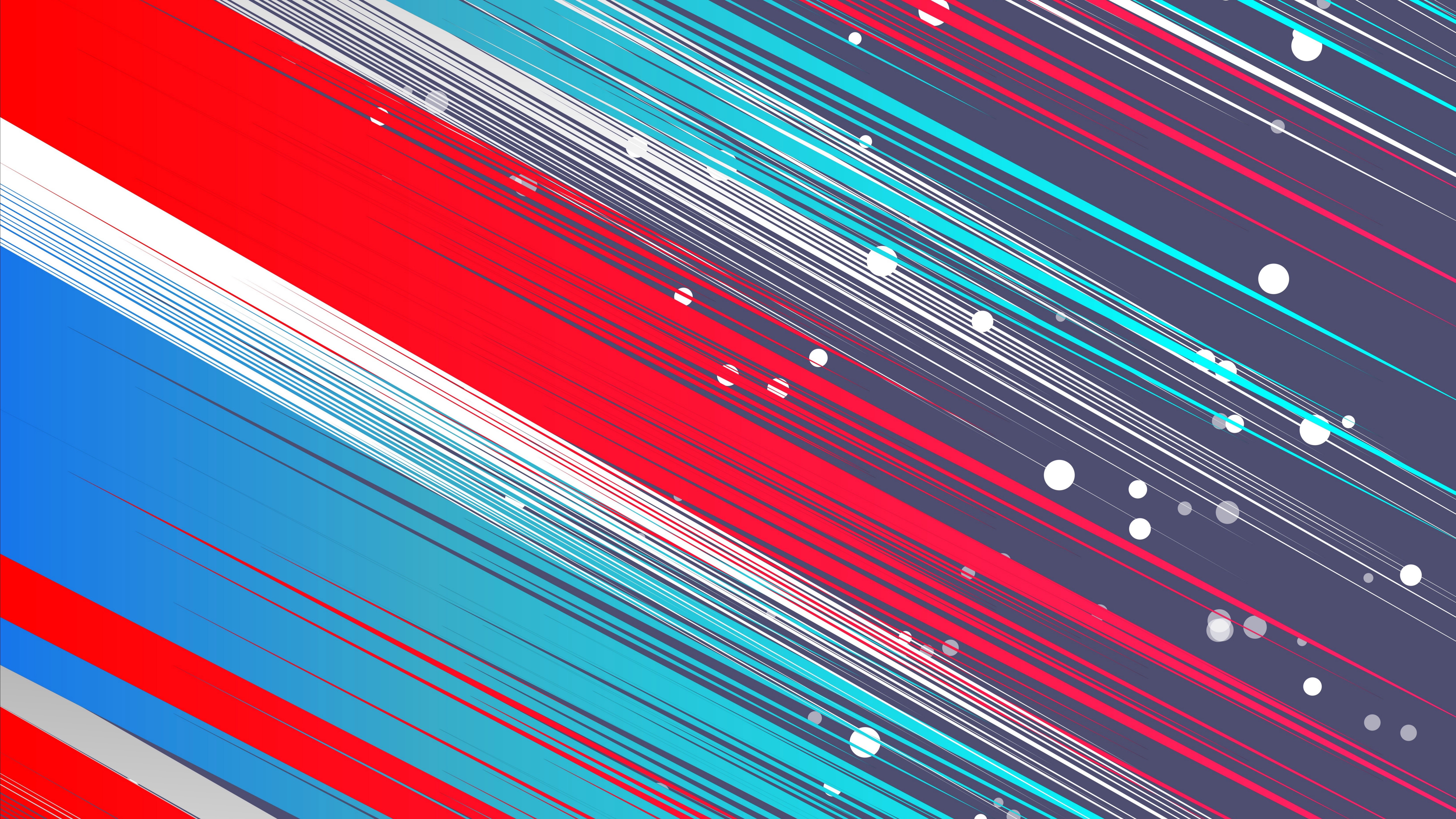 5K Abstract Colorful Lines Wallpapers