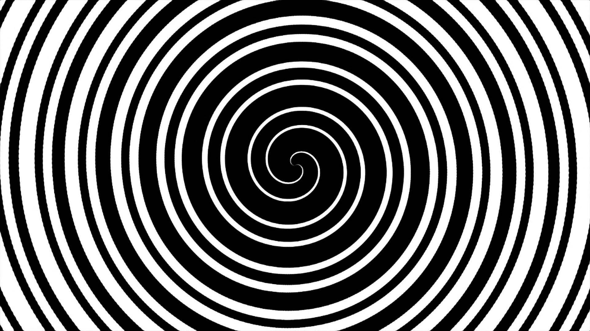 Hypnotism Monochrome Pattern Wallpapers