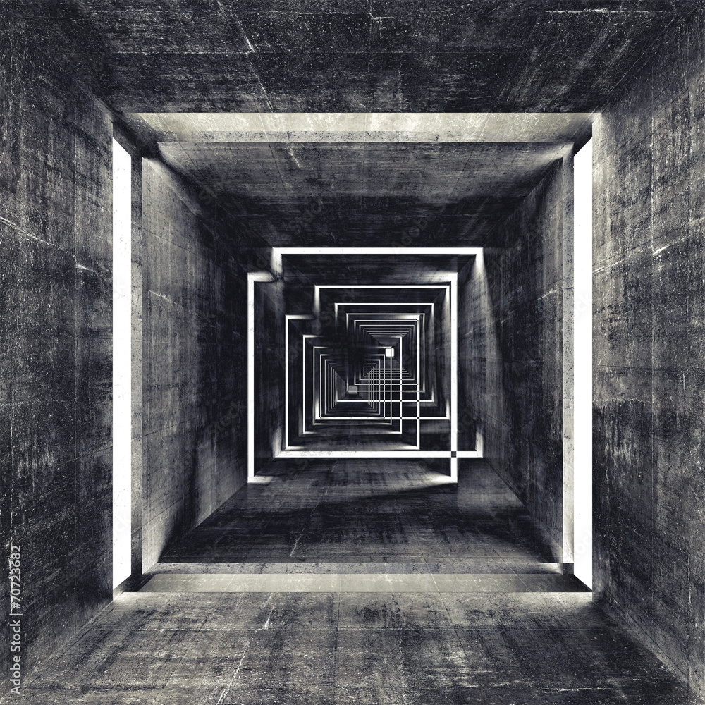 Square 3D Tunnel Wallpapers