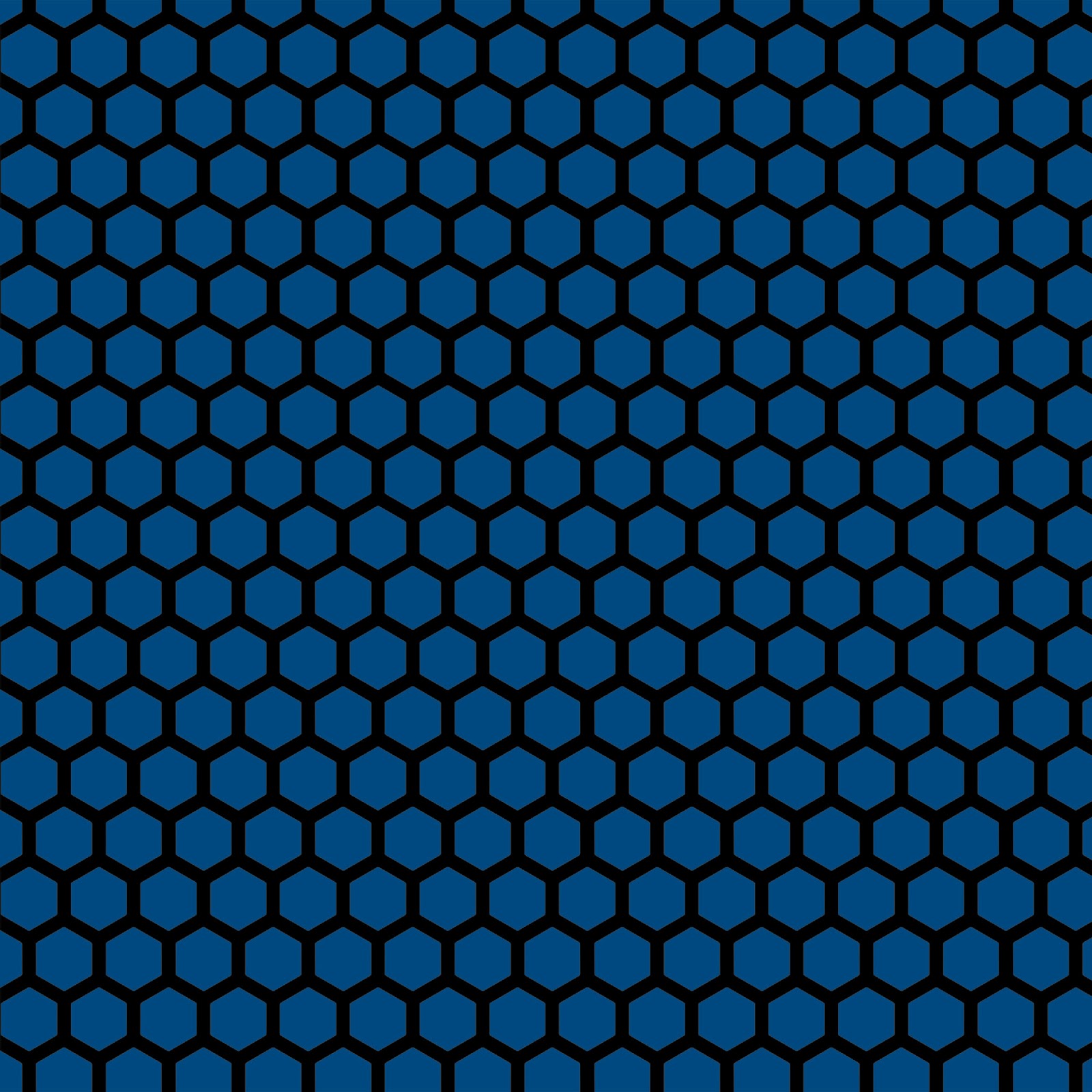 Black Blue Hexagon Pattern Wallpapers