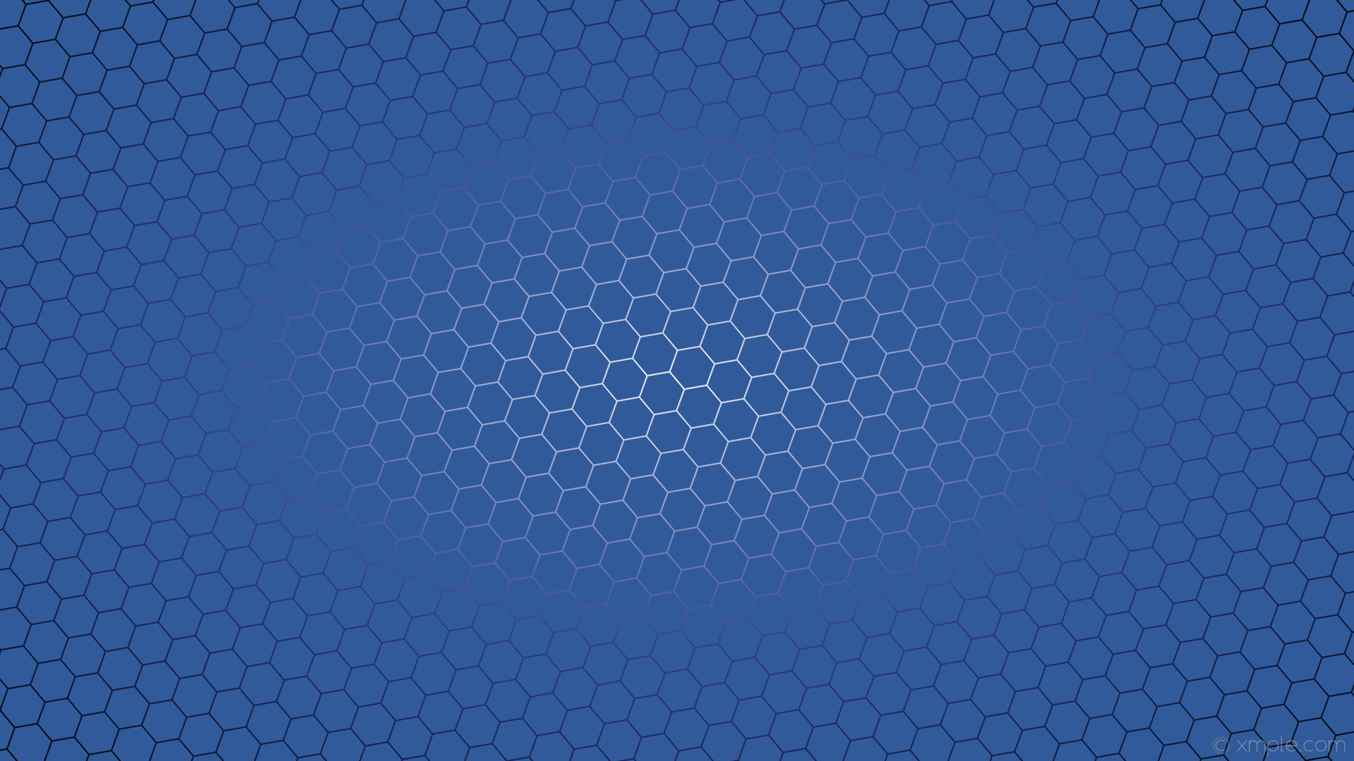 Black Blue Hexagon Pattern Wallpapers