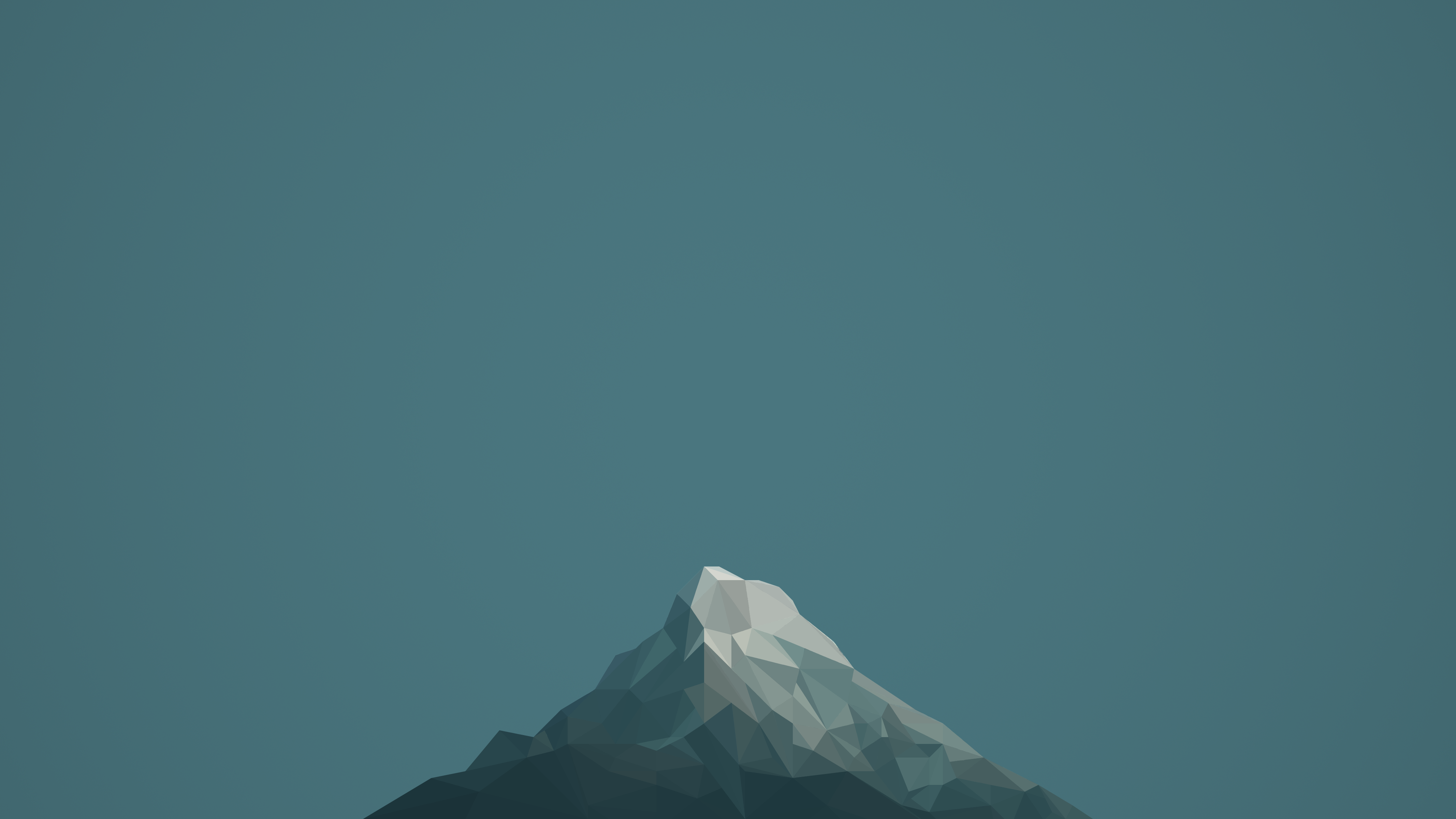 Low Poly 4K Pink Mountains Wallpapers