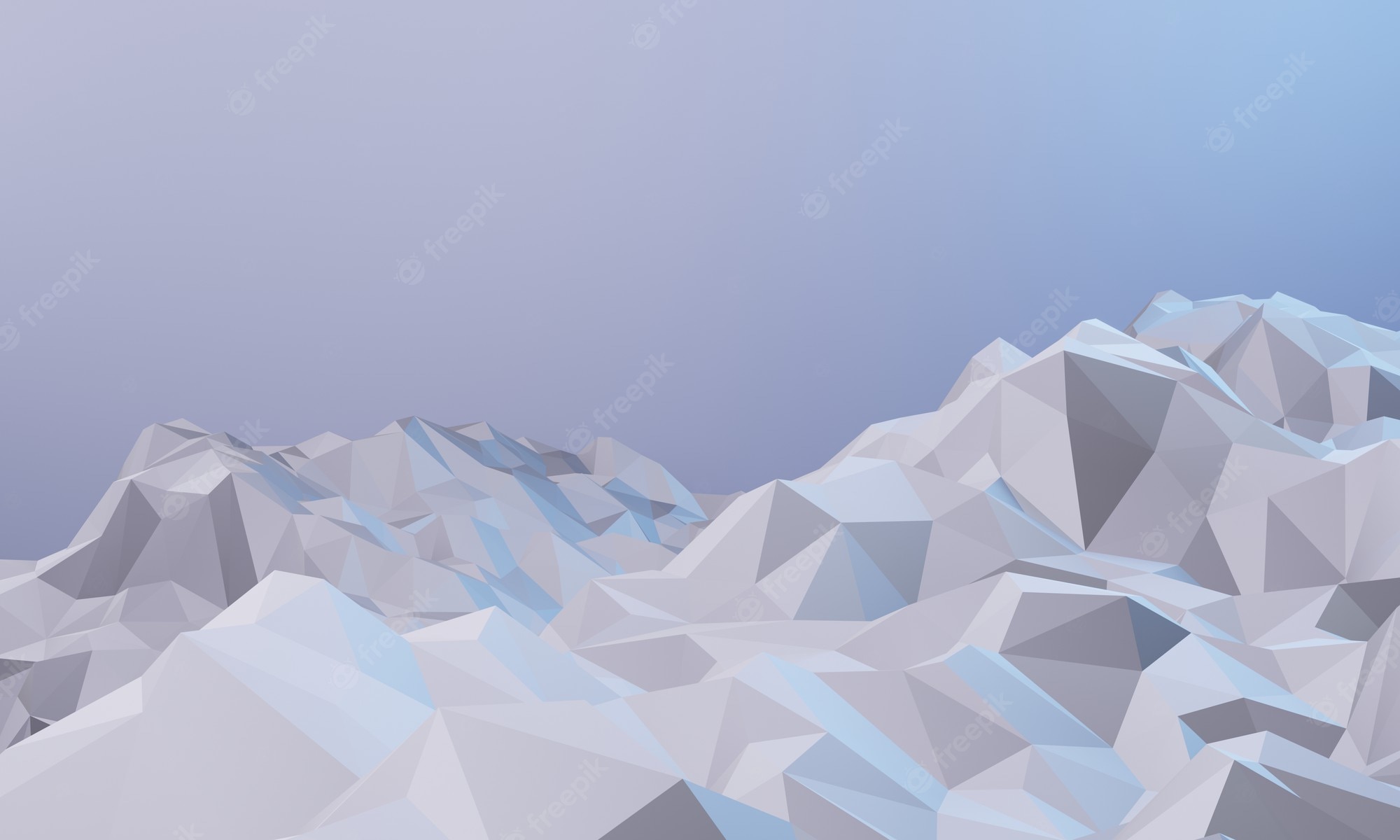 Low Poly 4K Pink Mountains Wallpapers