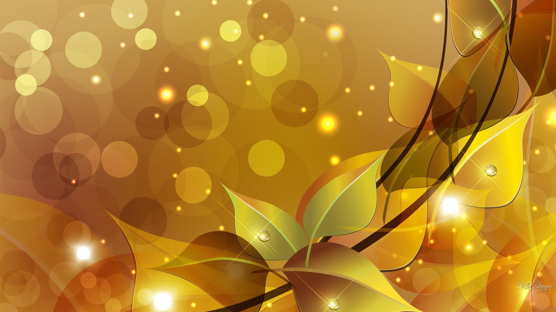 Gold Colorful Abstract Wallpapers