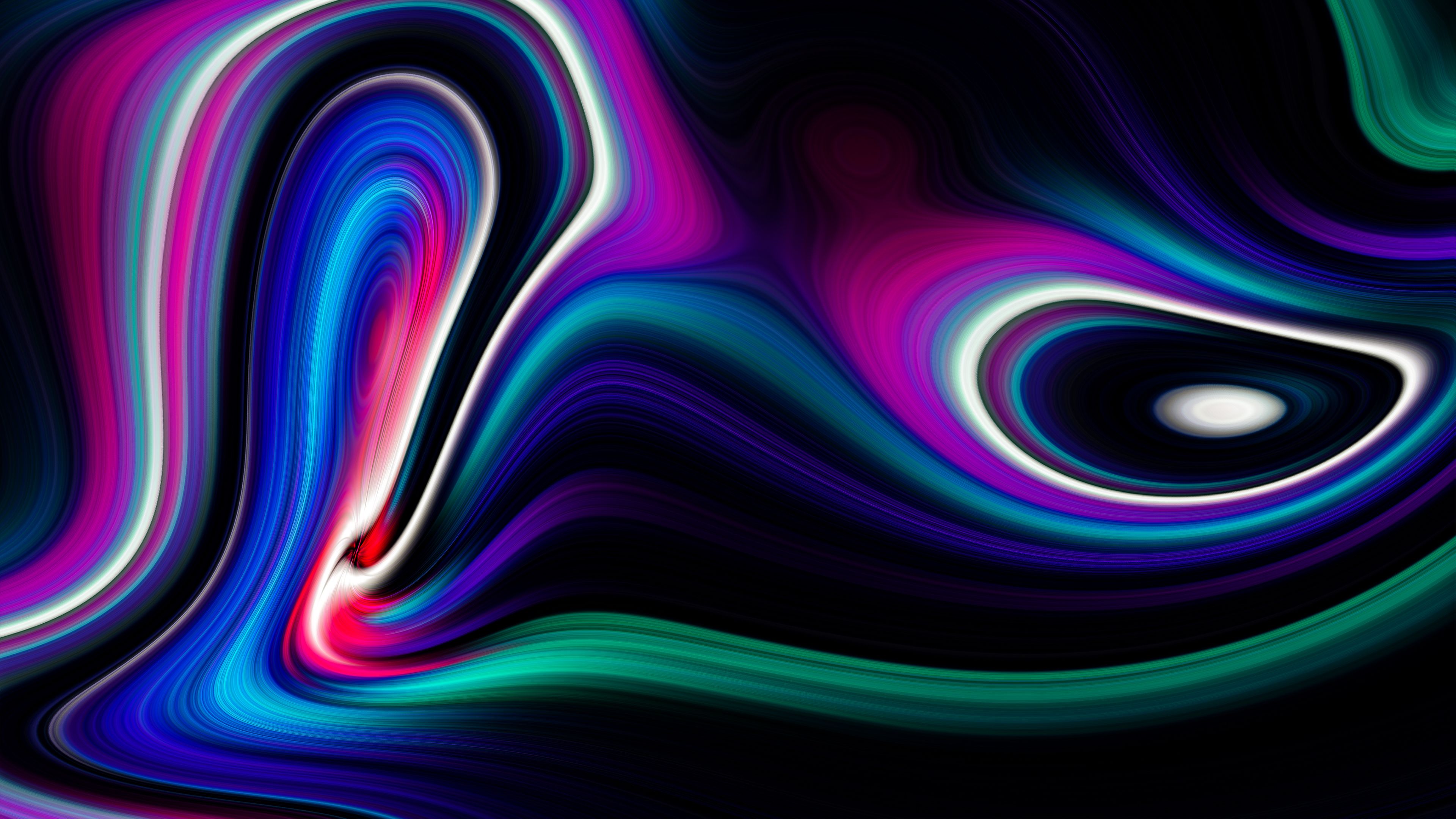 Multi Color 4K Swirl Wallpapers