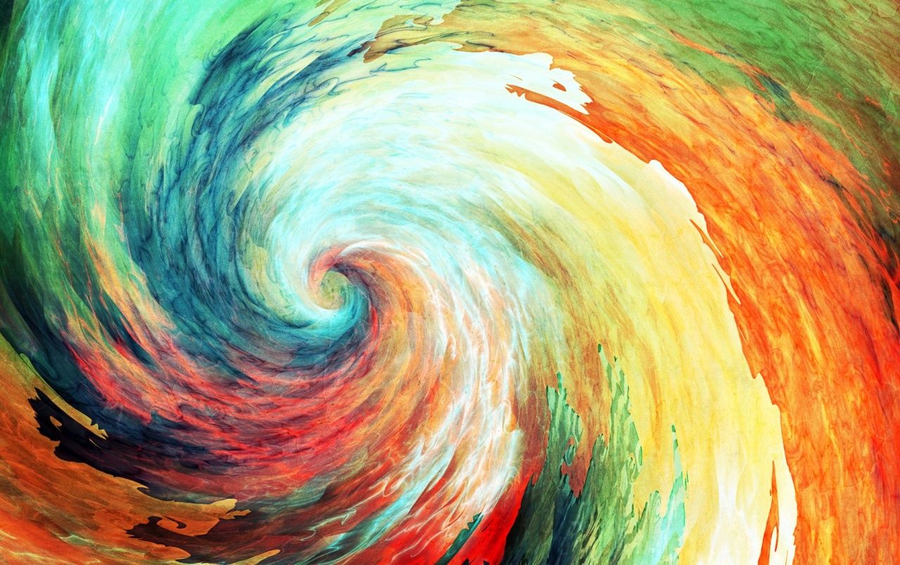 Multi Color 4K Swirl Wallpapers