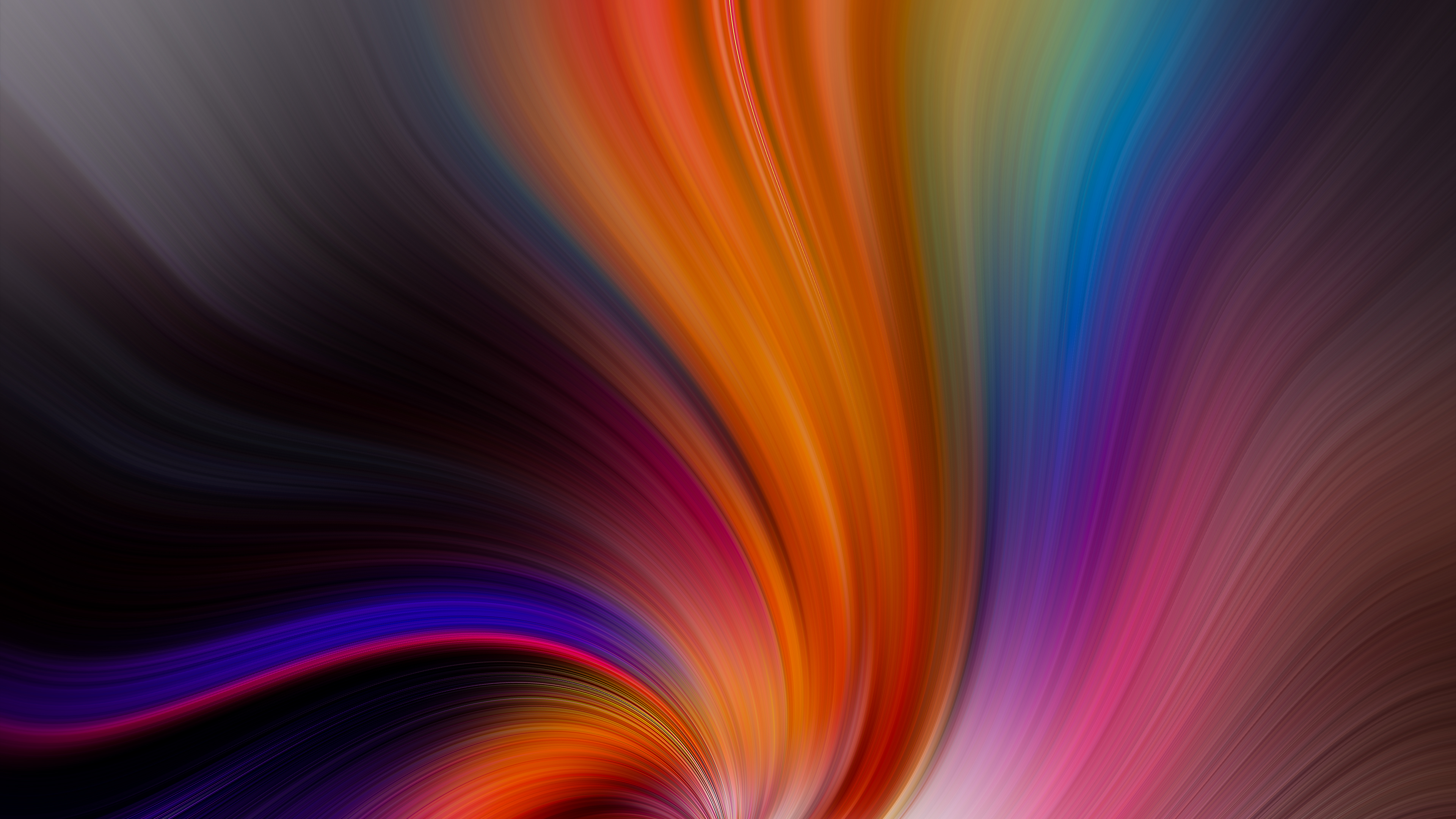 Multi Color 4K Swirl Wallpapers