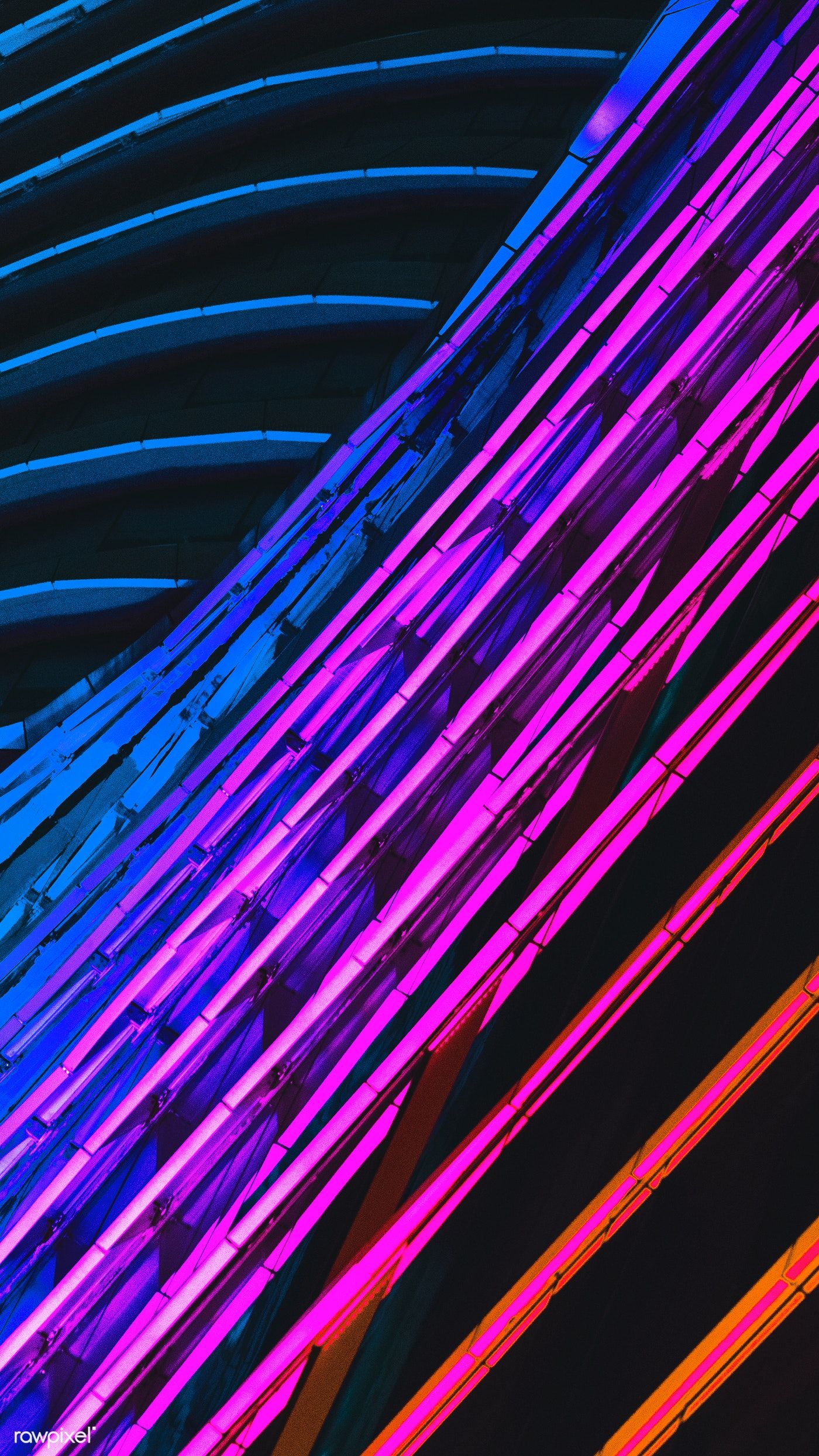 Purple Glowing Lines Wallpapers