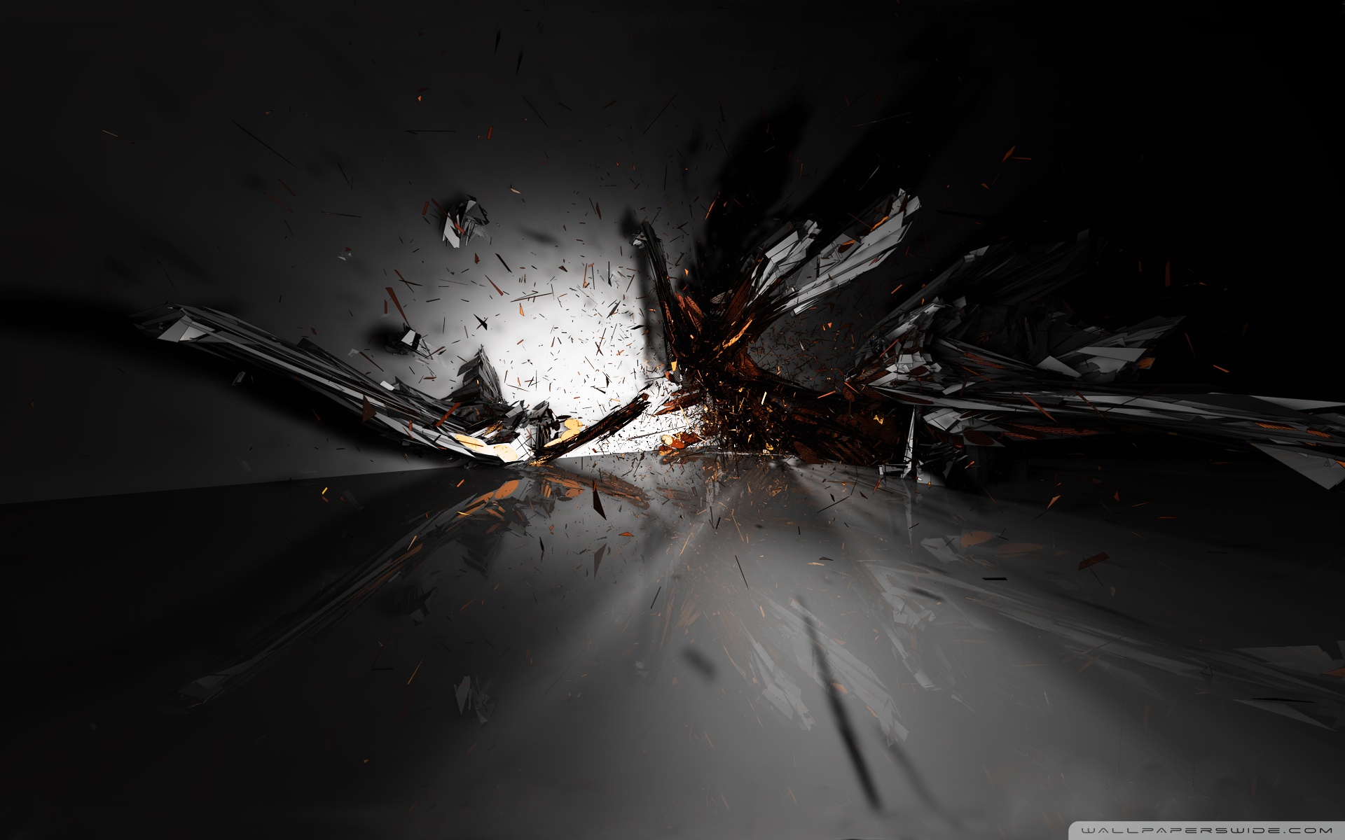 3D Abstract Explosion Wallpapers