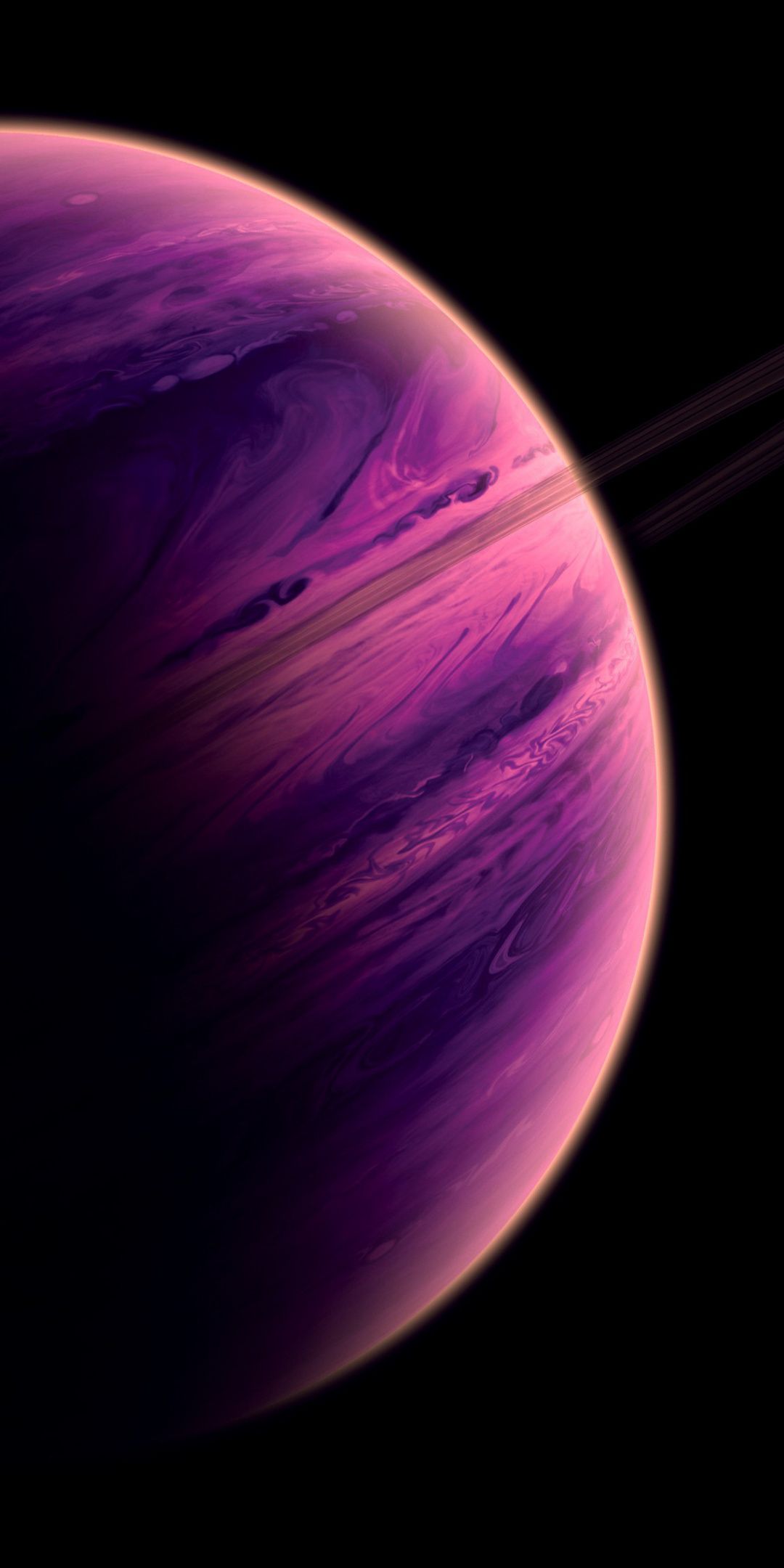 Artistic Purple Planet Wallpapers