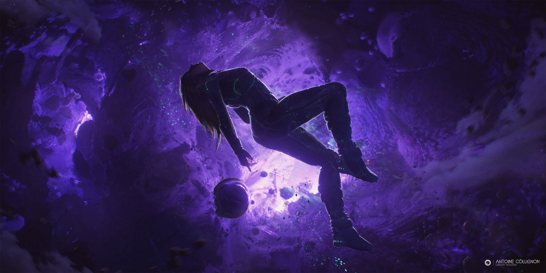 Artistic Purple Planet Wallpapers