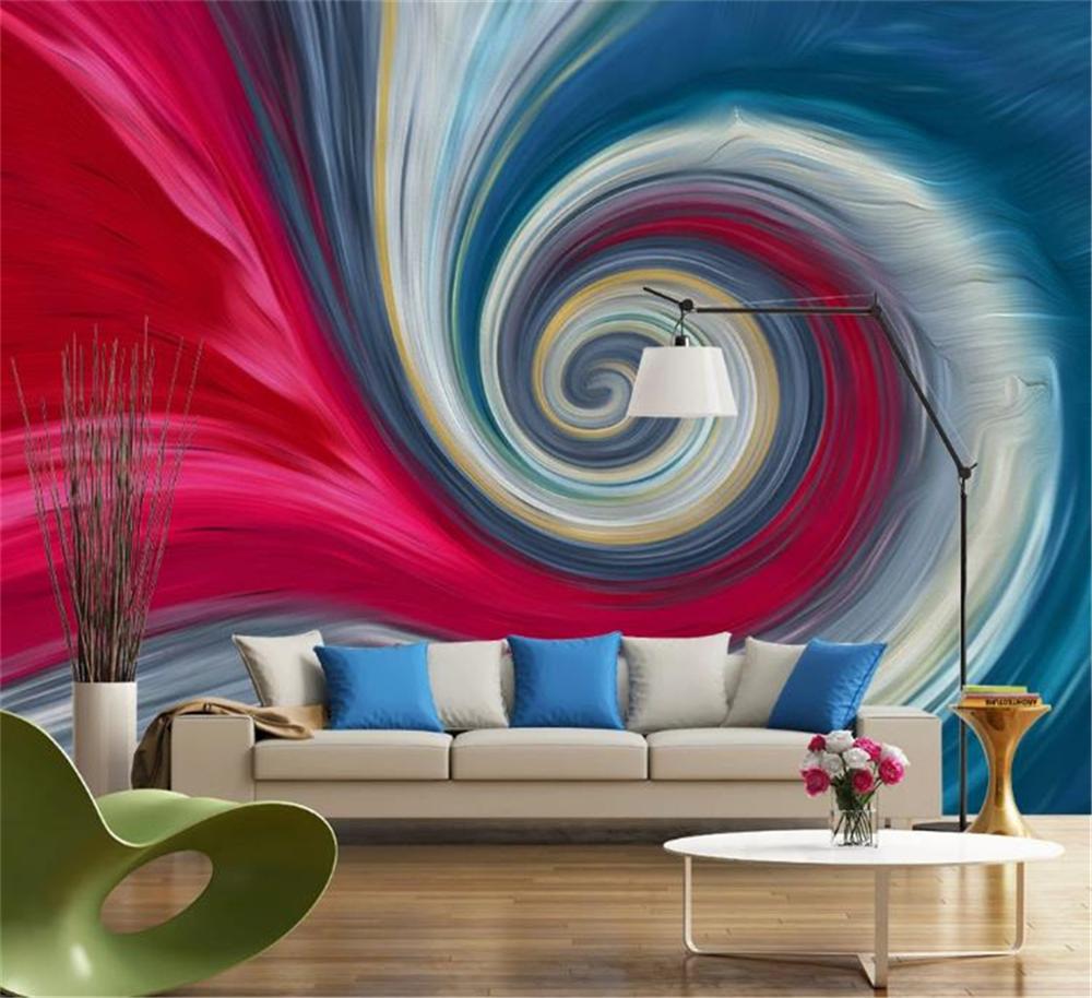 Abstract Swirly Wall Wallpapers