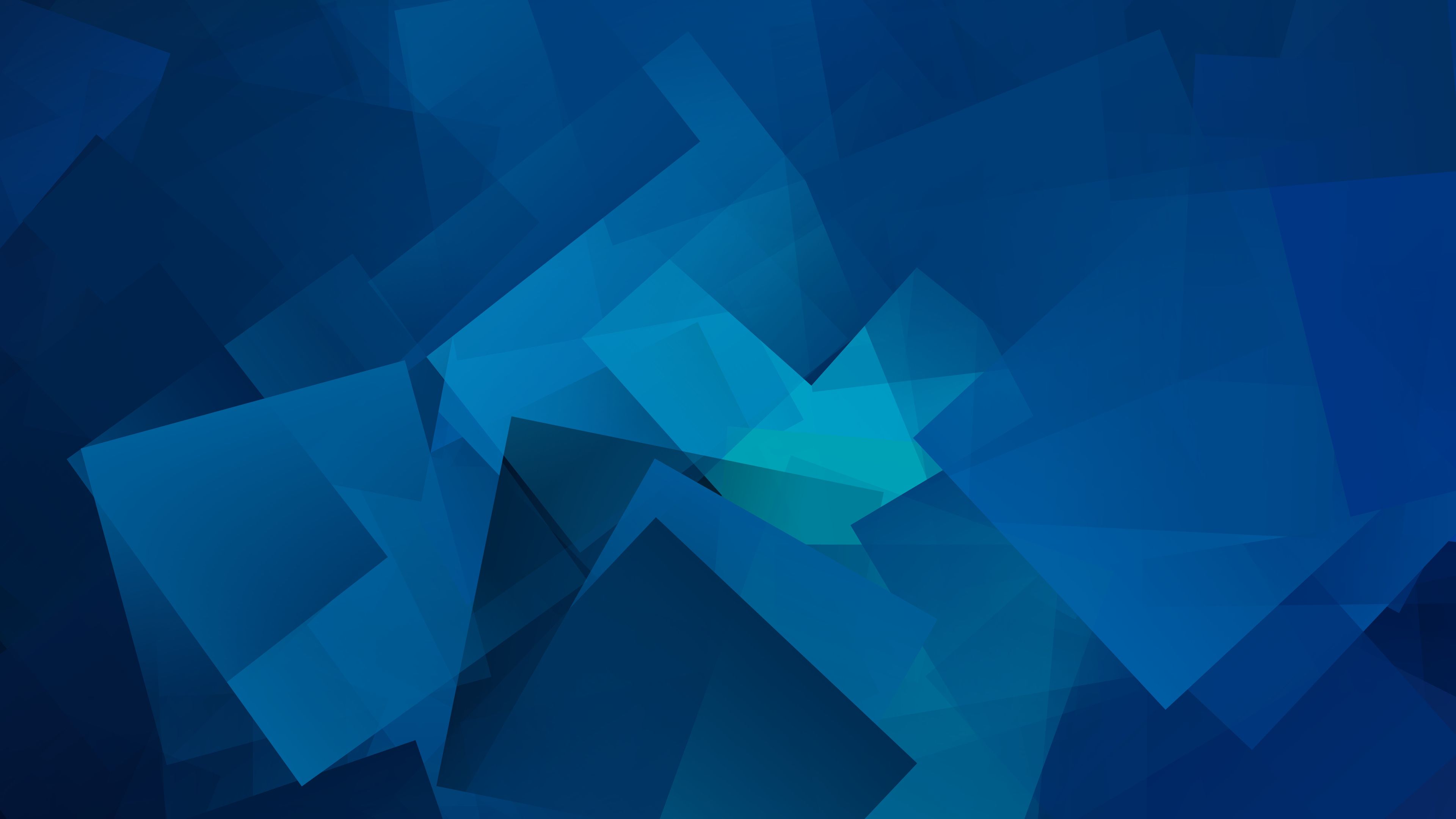 Geometry Shapes Pattern In Blue Wallpapers