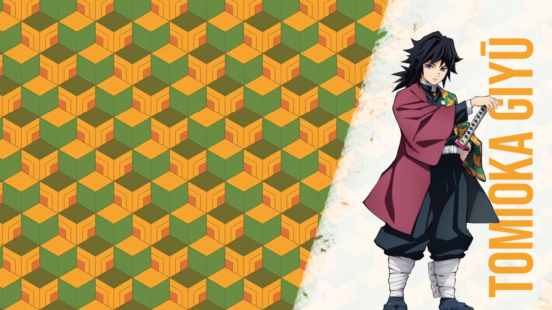 Sabito'S Haori (Kimetsu No Yaiba) Pattern Wallpapers