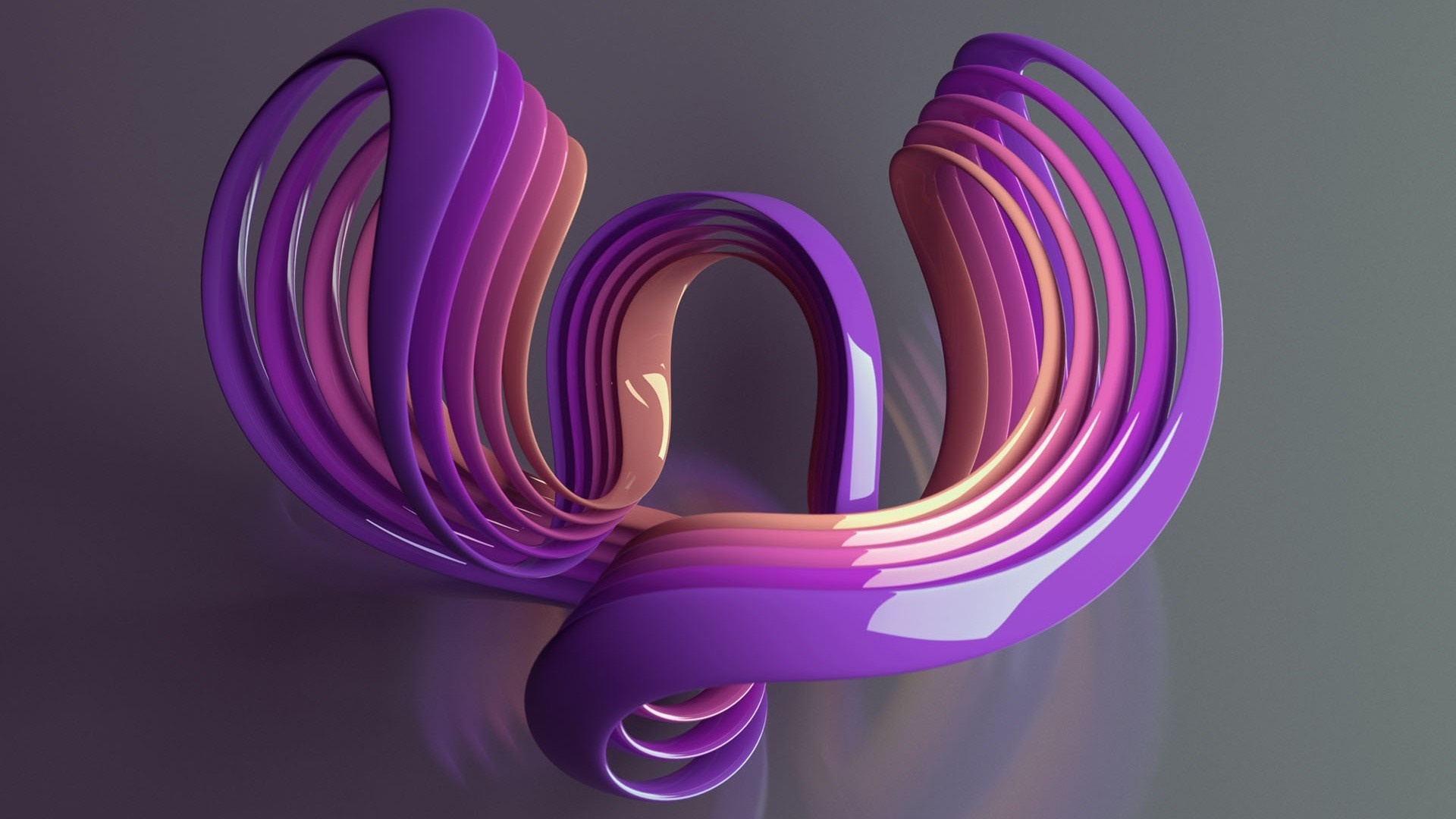 Spiral Line Neon Art Wallpapers