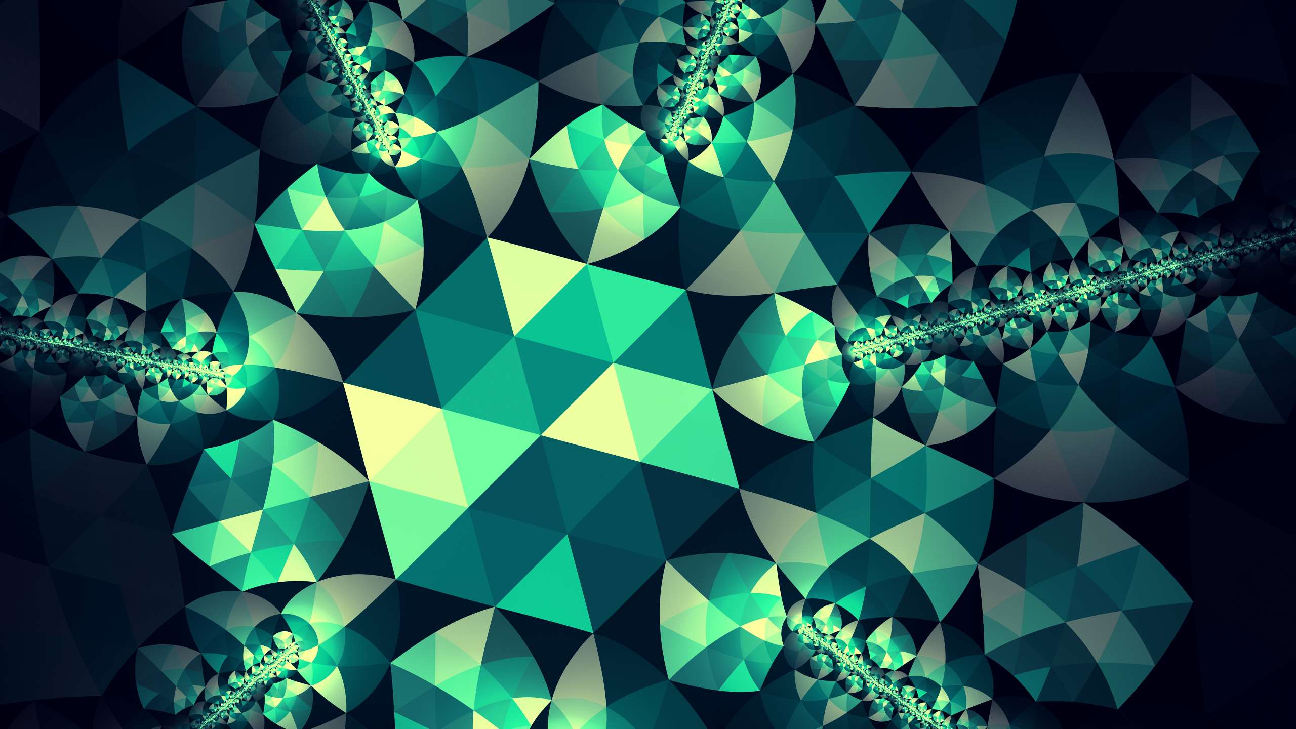 Triangle Pattern Digital Art Wallpapers