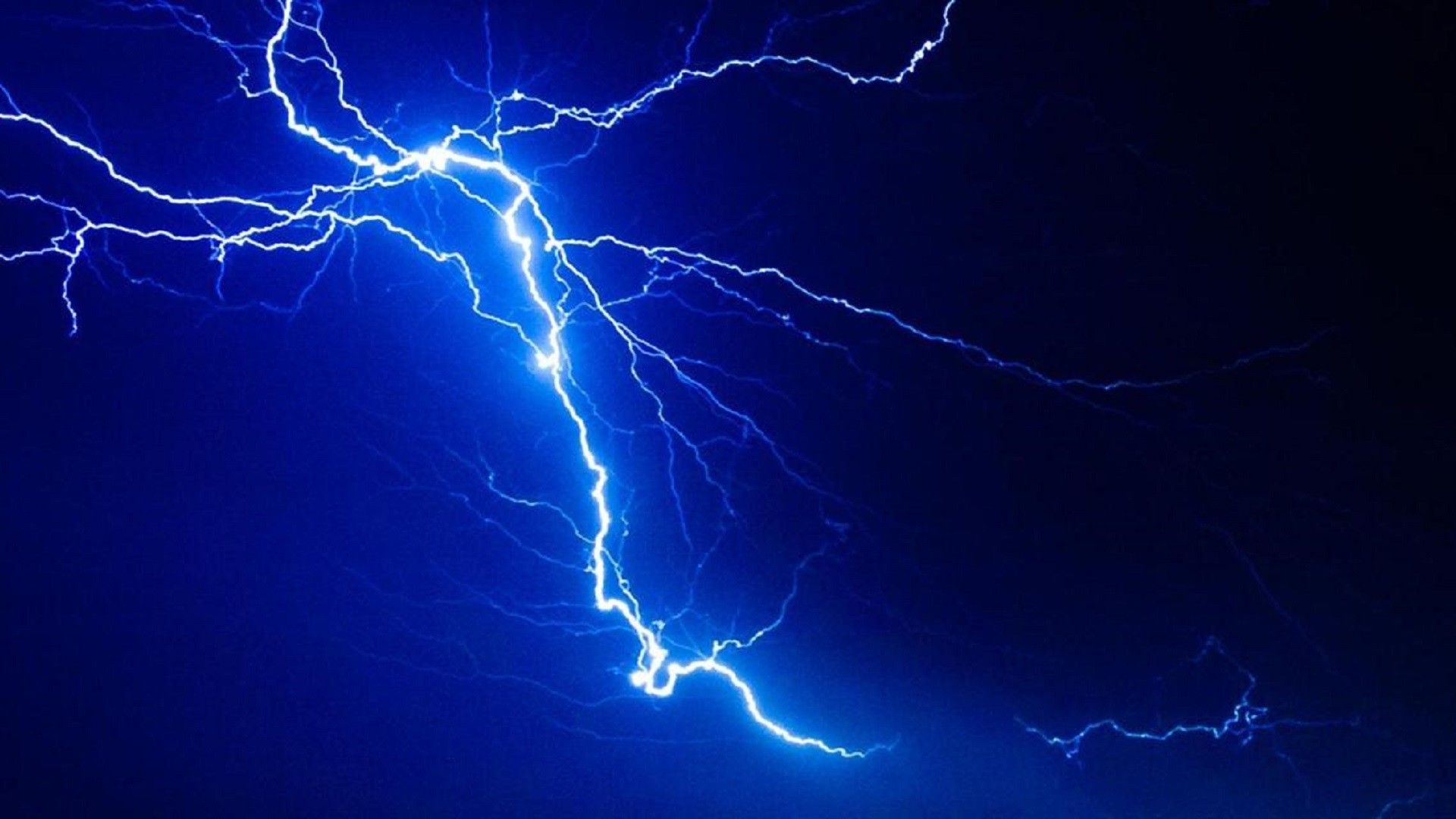 Lightning Dark Neon Fractal Wallpapers