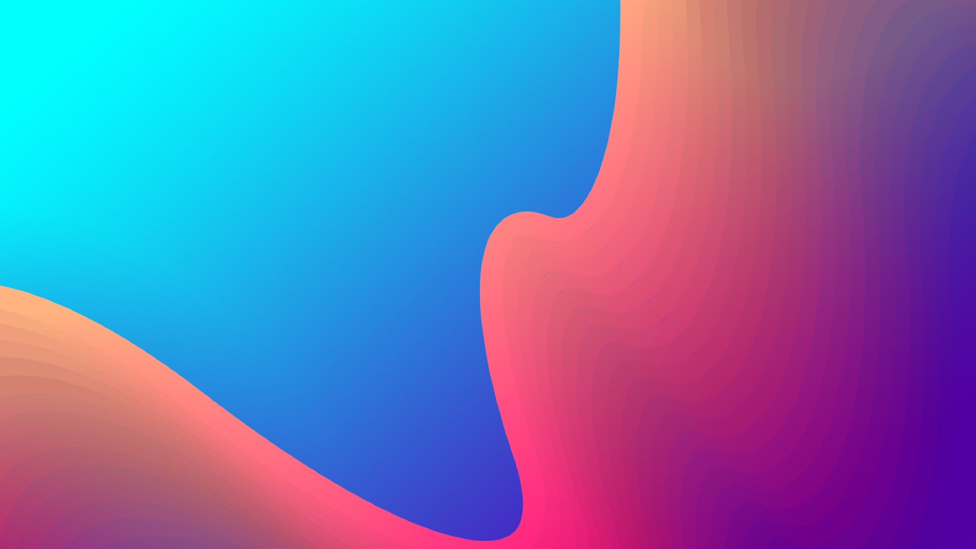 Orange Gradient Abstract Wallpapers