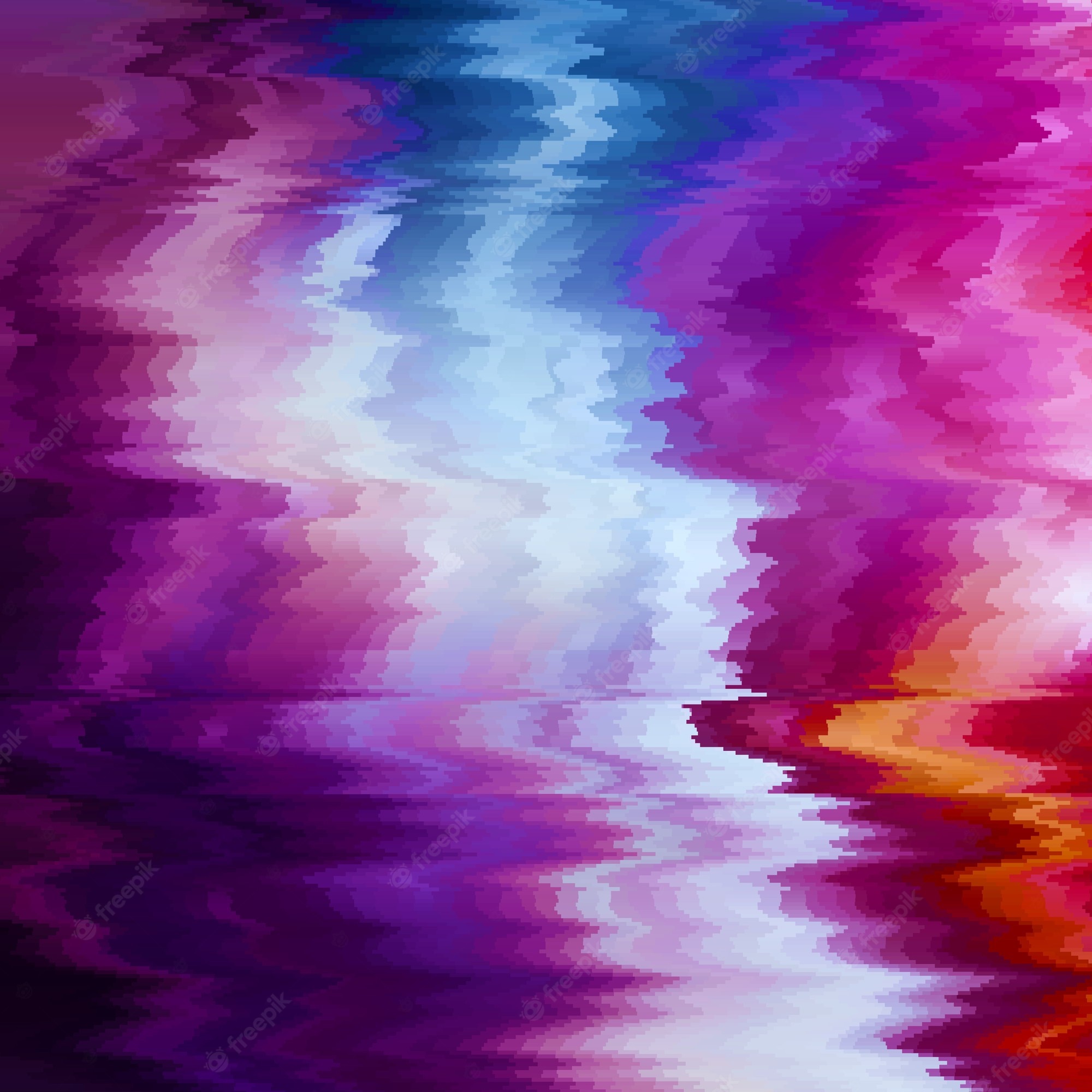 Colorful Digital Glitch Painting Wallpapers