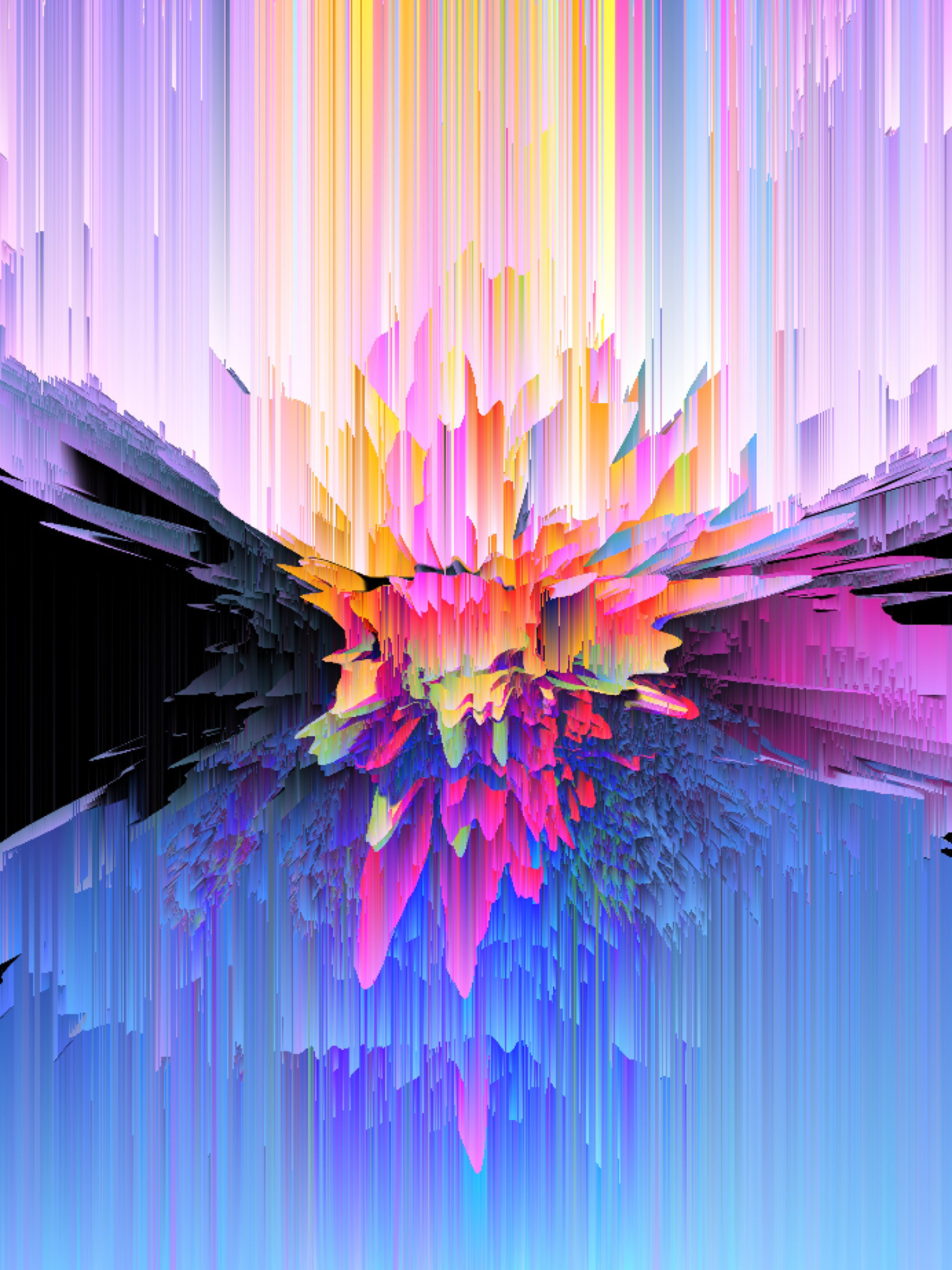 Colorful Digital Glitch Painting Wallpapers