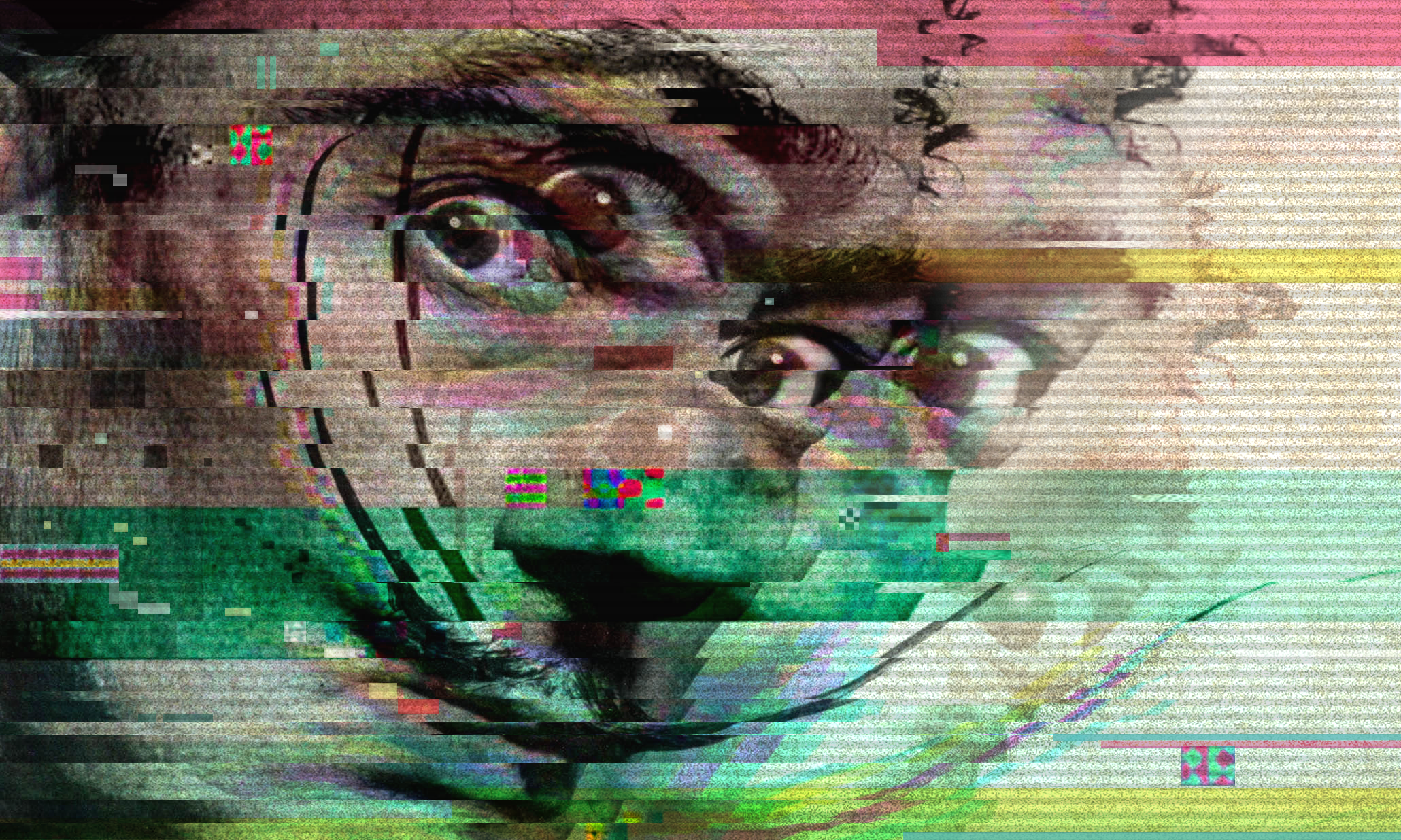 Colorful Digital Glitch Painting Wallpapers