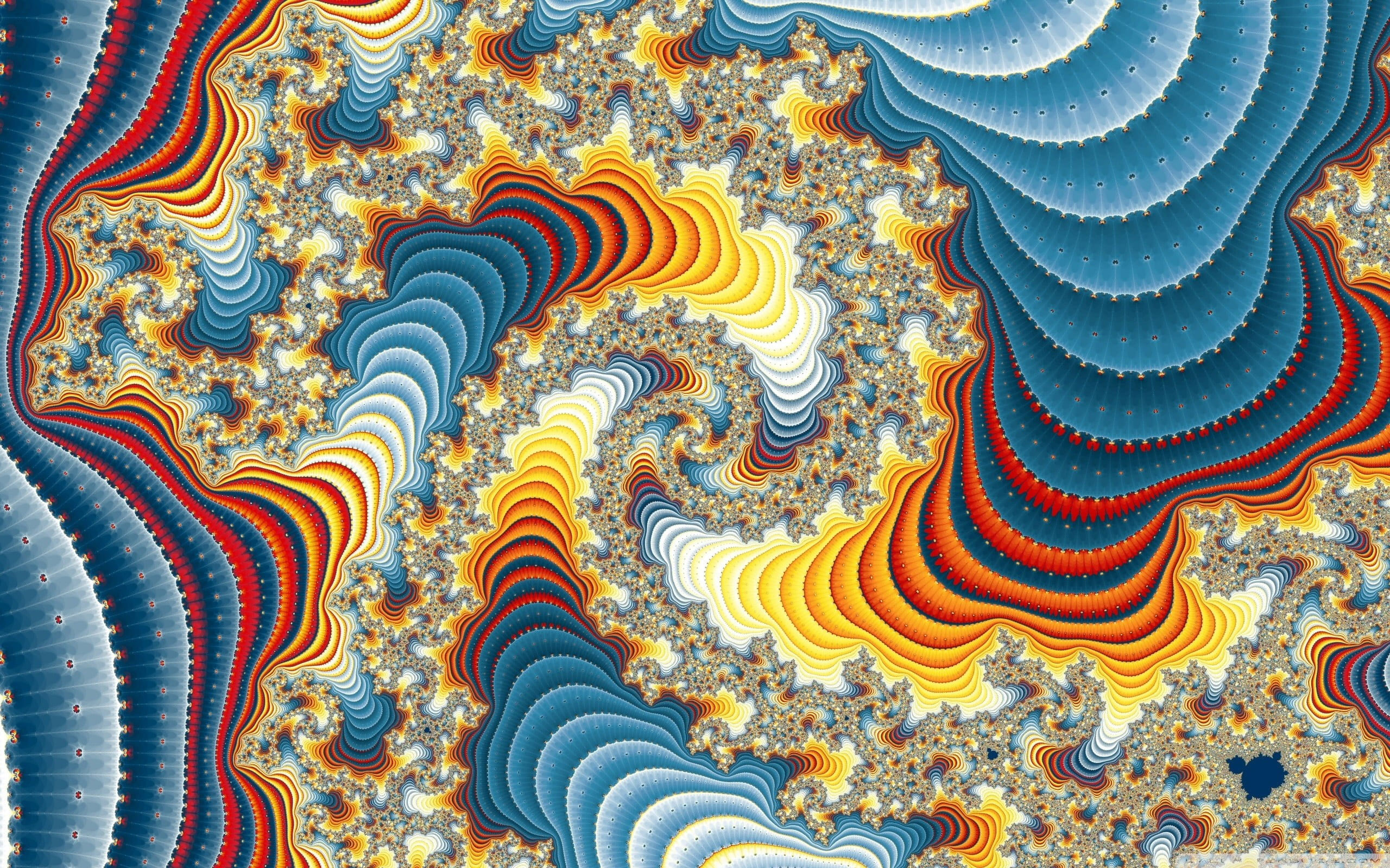 Fractal Digital Pattern Wallpapers