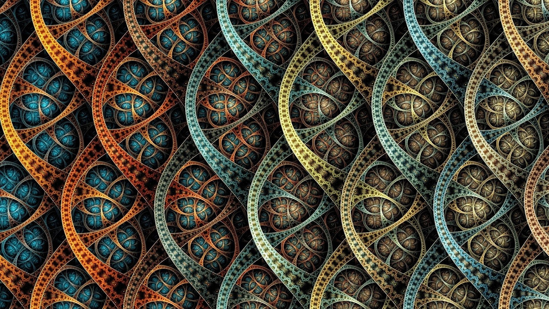 Fractal Digital Pattern Wallpapers