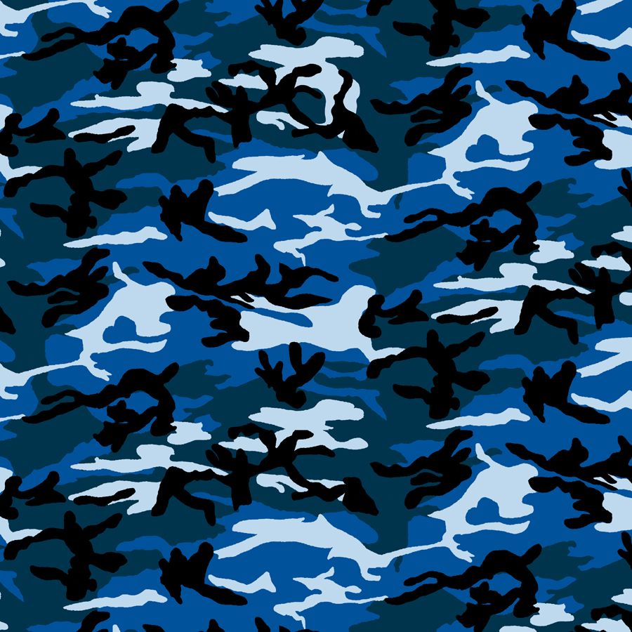 Blue Camouflage Pattern Wallpapers