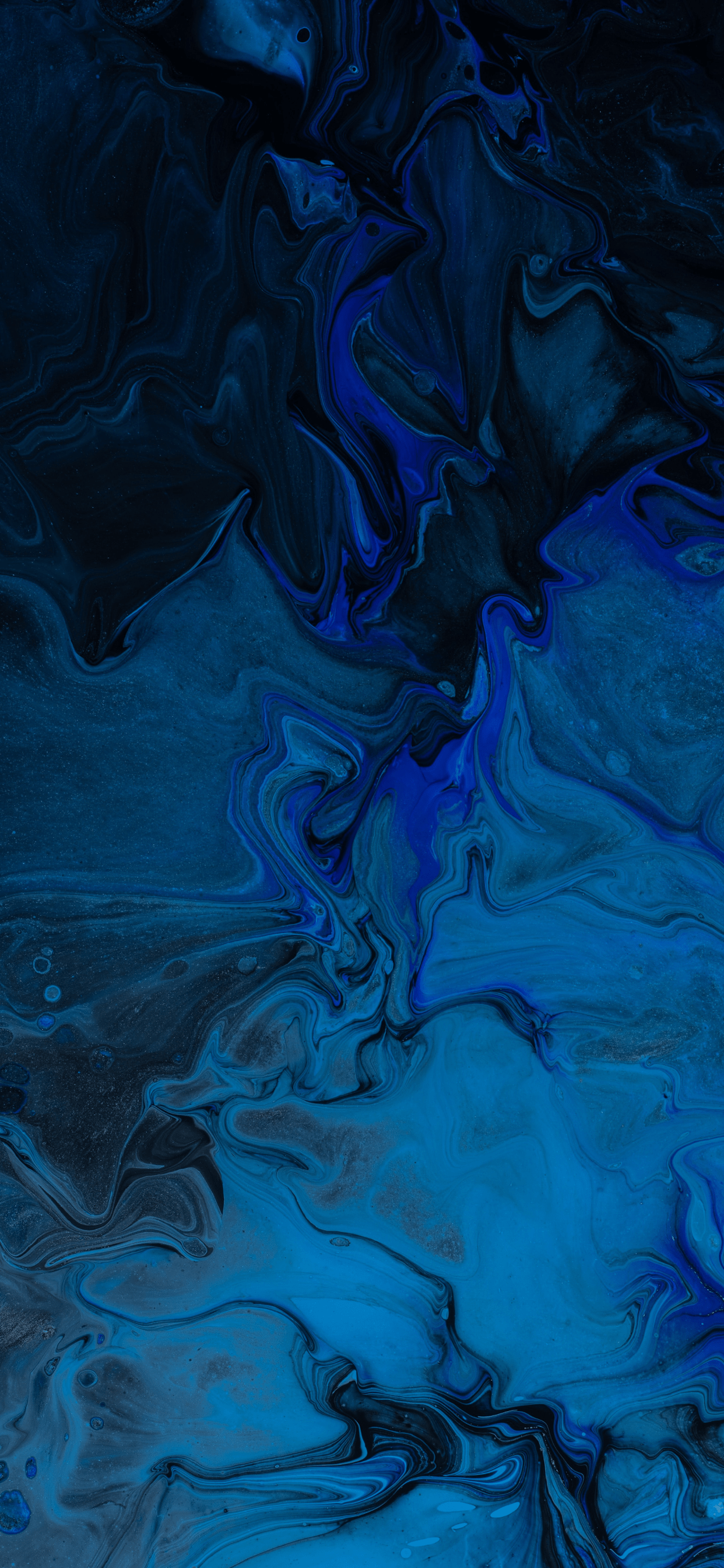 Blue And Black Abstract Paint Wallpapers